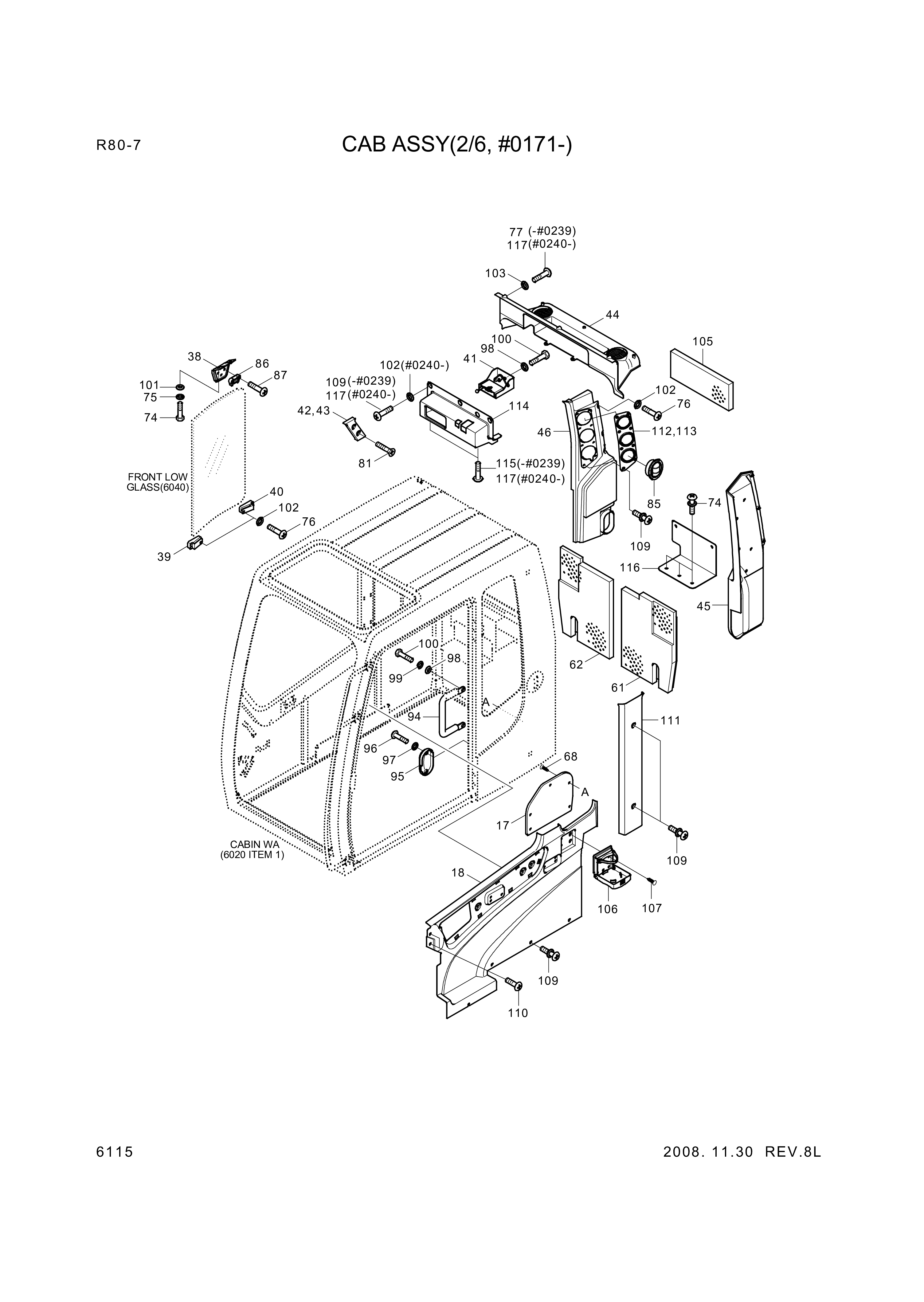 drawing for Hyundai Construction Equipment 71N6-03311 - HOLDER (figure 4)