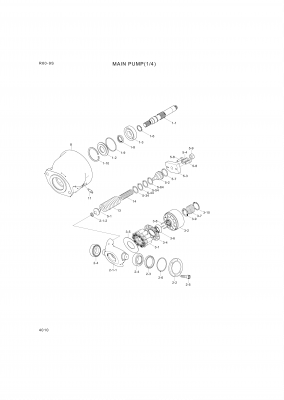 Technical drawing of Hyundai Construction Equipment XKAH-00658 PLATE-SHOE/ROTARY with dimensions and layout