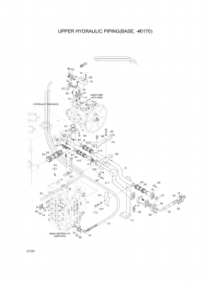 drawing for Hyundai Construction Equipment P940-167318-AS - HOSE ASSY-FLG (figure 1)