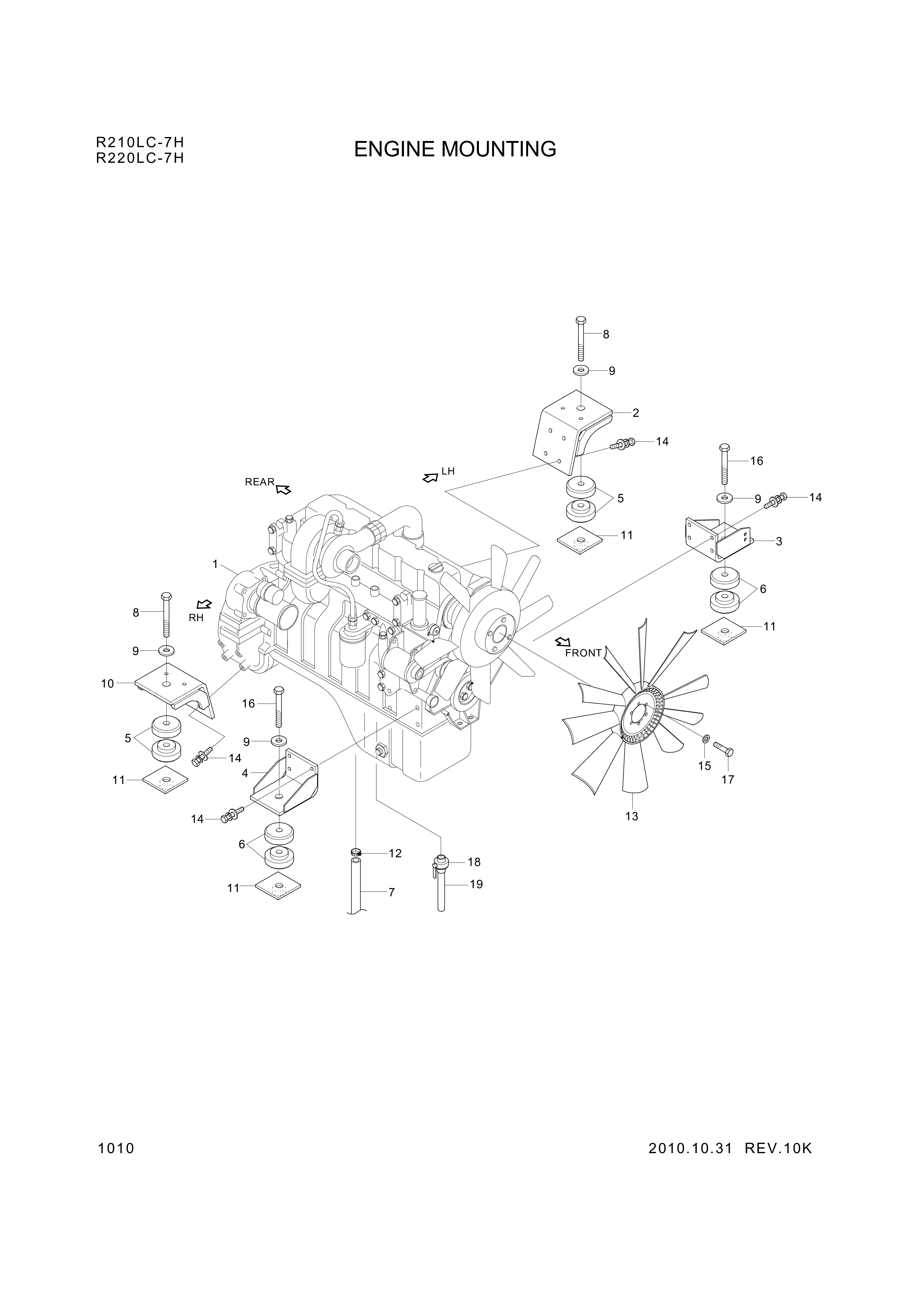 drawing for Hyundai Construction Equipment S441-220006 - WASHER-HARDEN (figure 5)