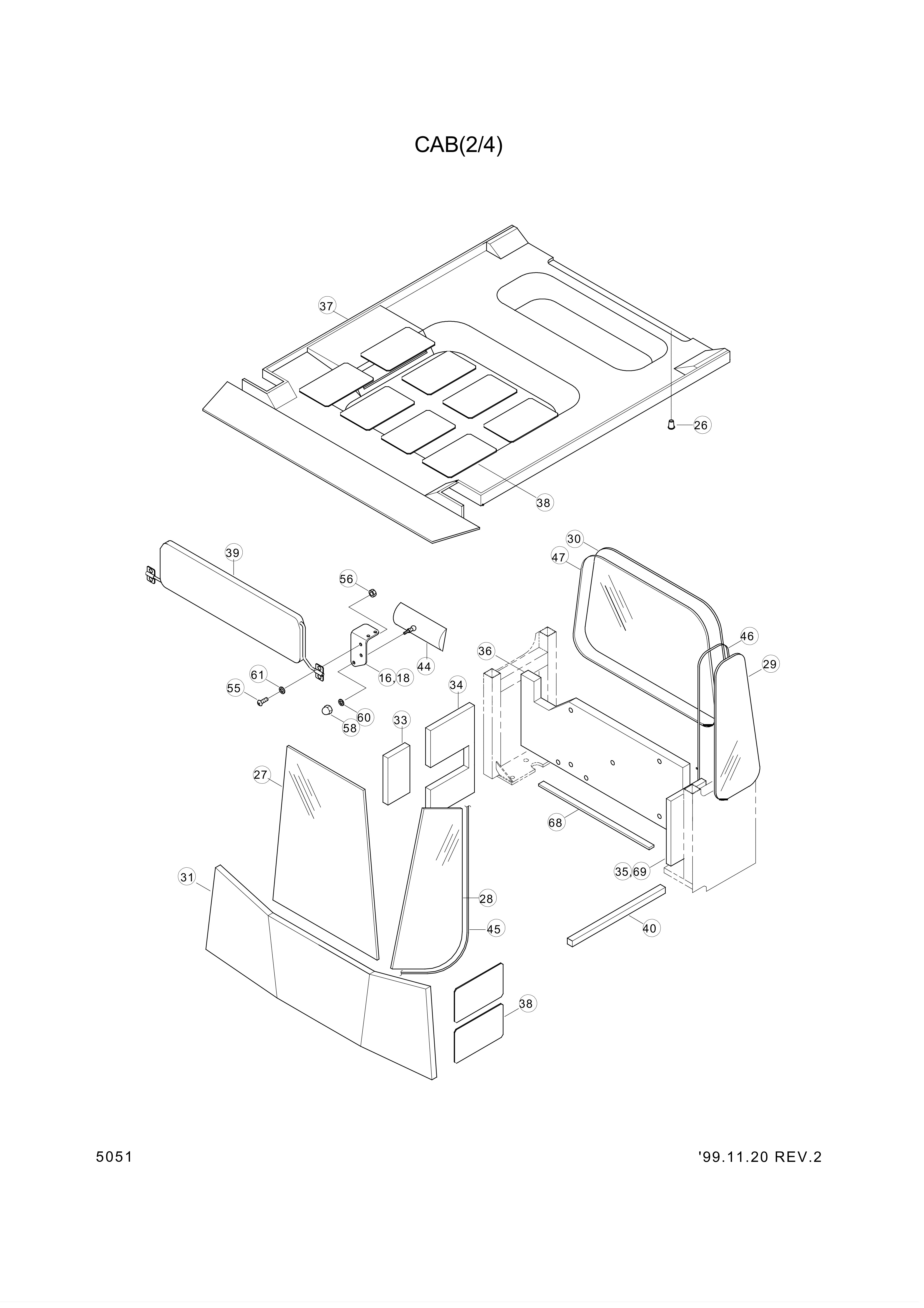 drawing for Hyundai Construction Equipment S175-050156 - BOLT-SOCKET (figure 2)
