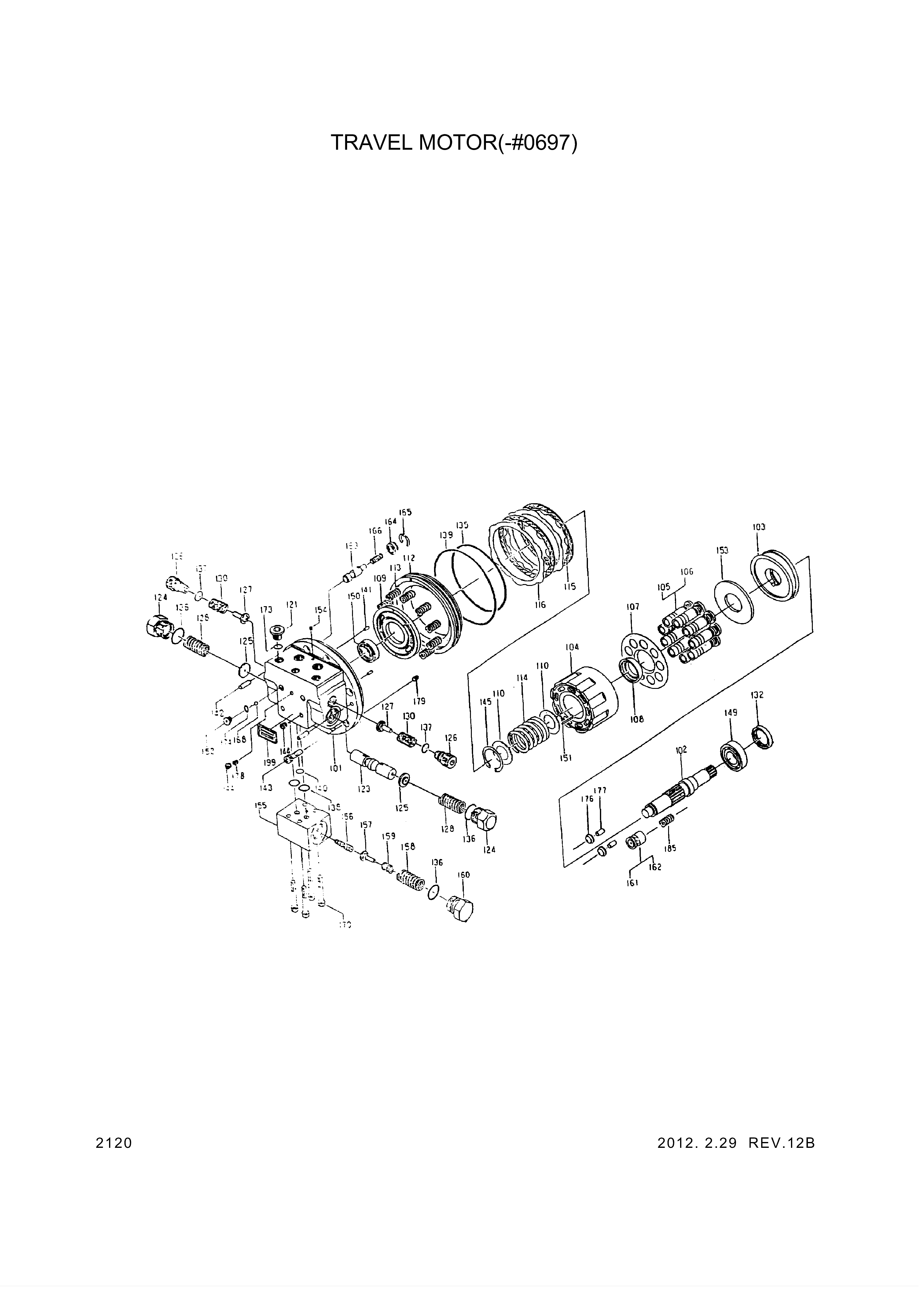 drawing for Hyundai Construction Equipment XKAH-02841 - BEARING-BALL (figure 1)