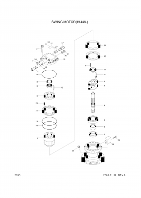 drawing for Hyundai Construction Equipment XKAY-00146 - O-RING (figure 1)