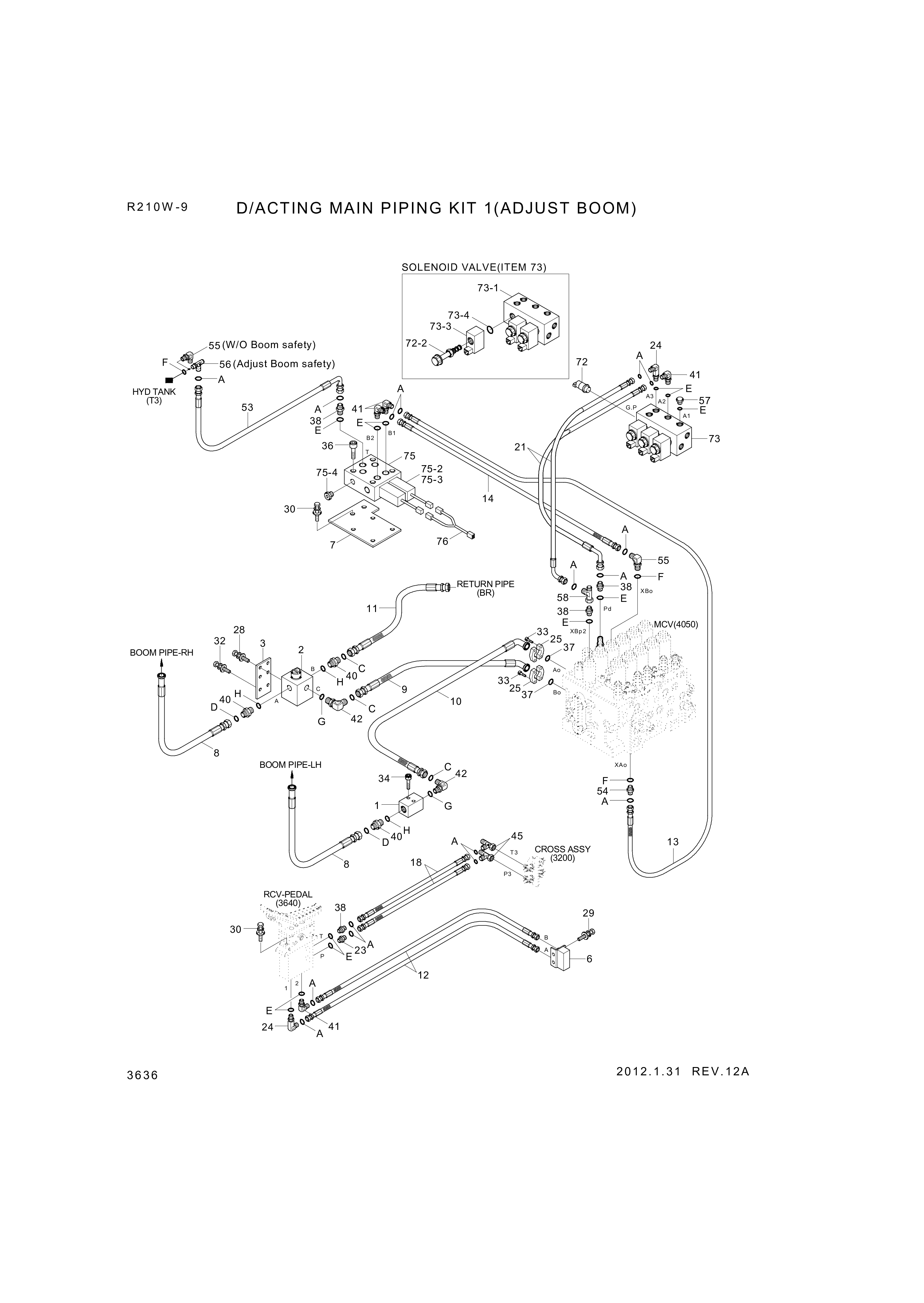 drawing for Hyundai Construction Equipment PF1/8 - PLUG (figure 2)
