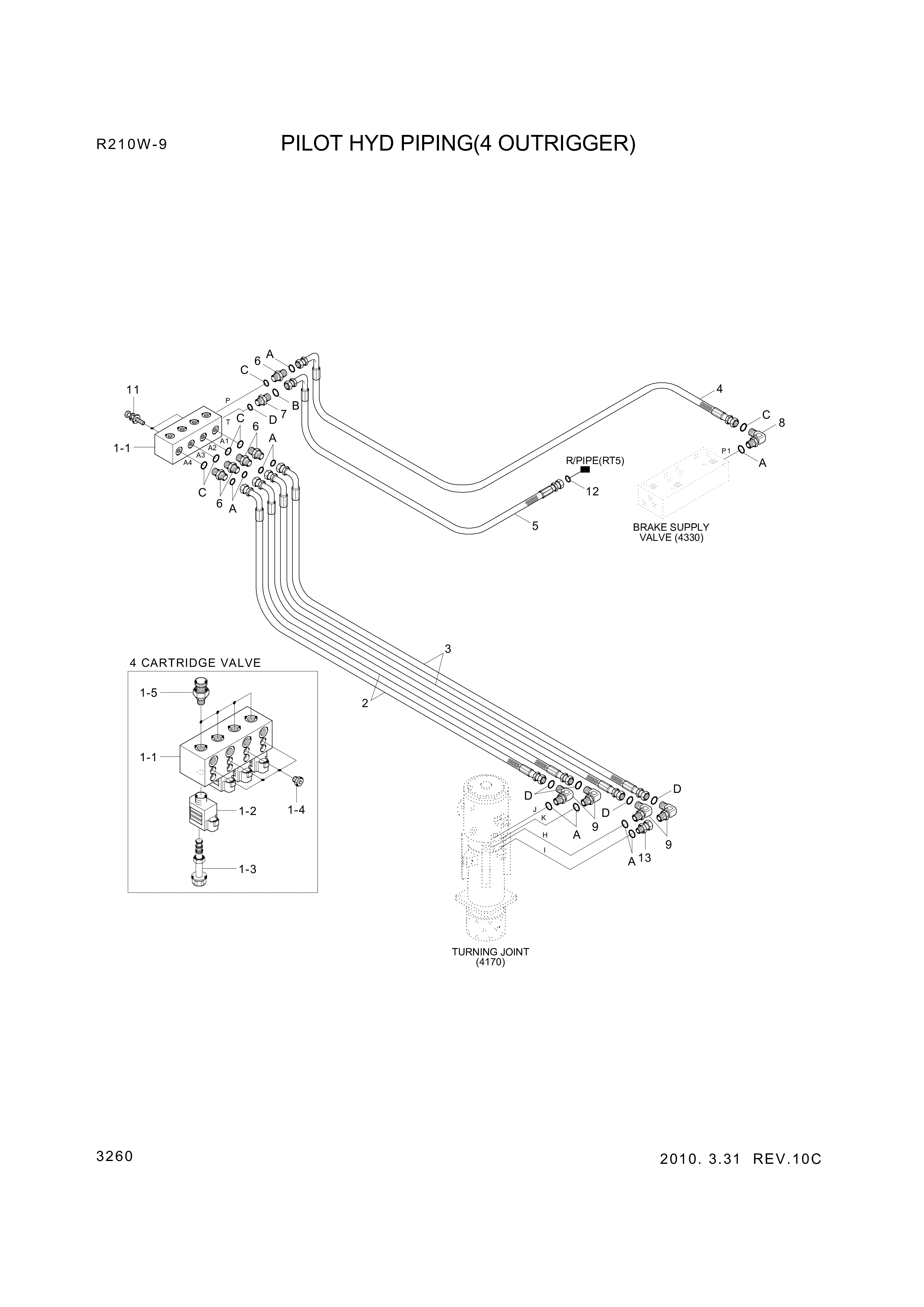 drawing for Hyundai Construction Equipment PF1/8 - PLUG (figure 3)