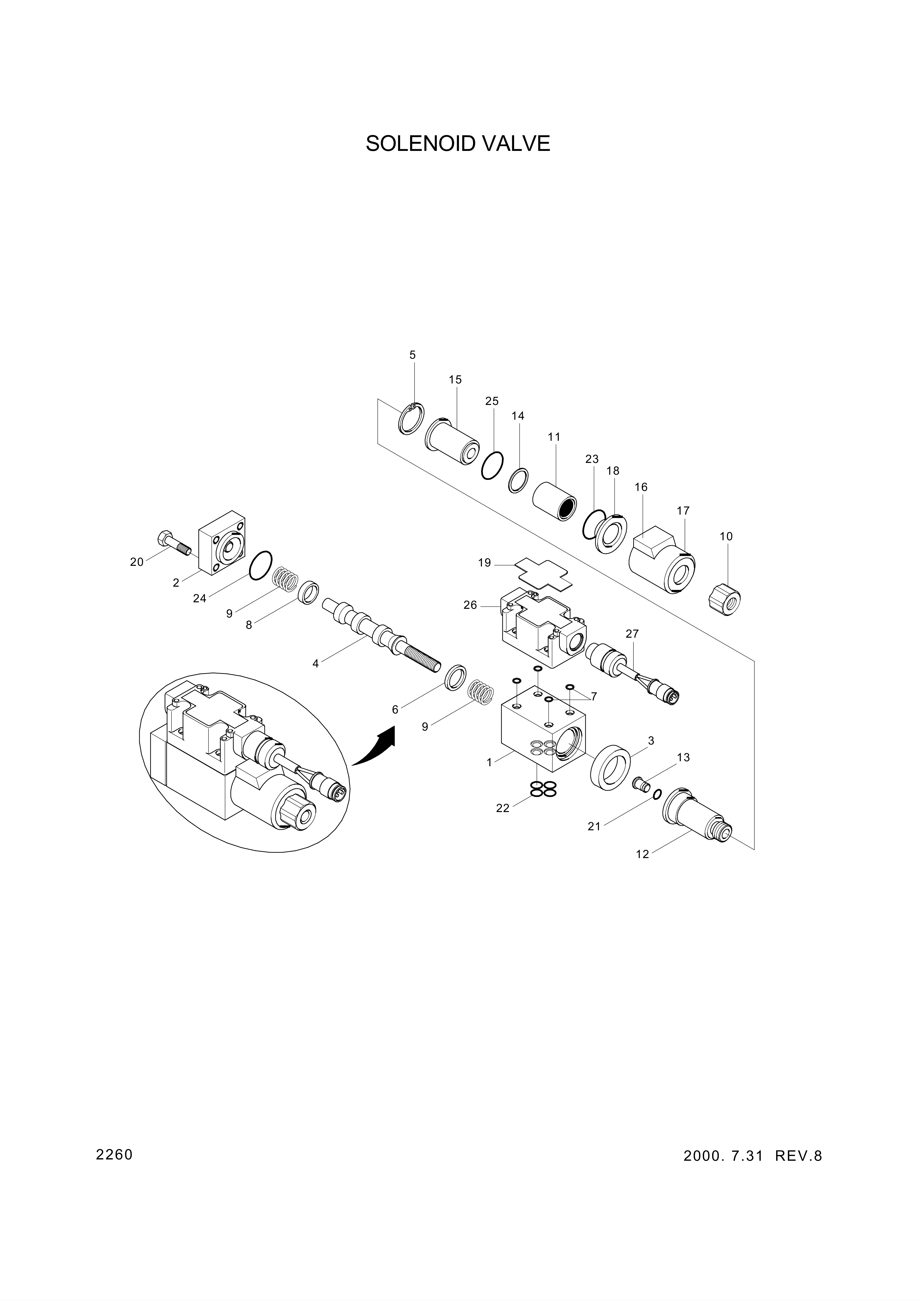 Technical drawing of Hyundai Construction Equipment R0-29-90 O-RING with dimensions and layout (figure 2)