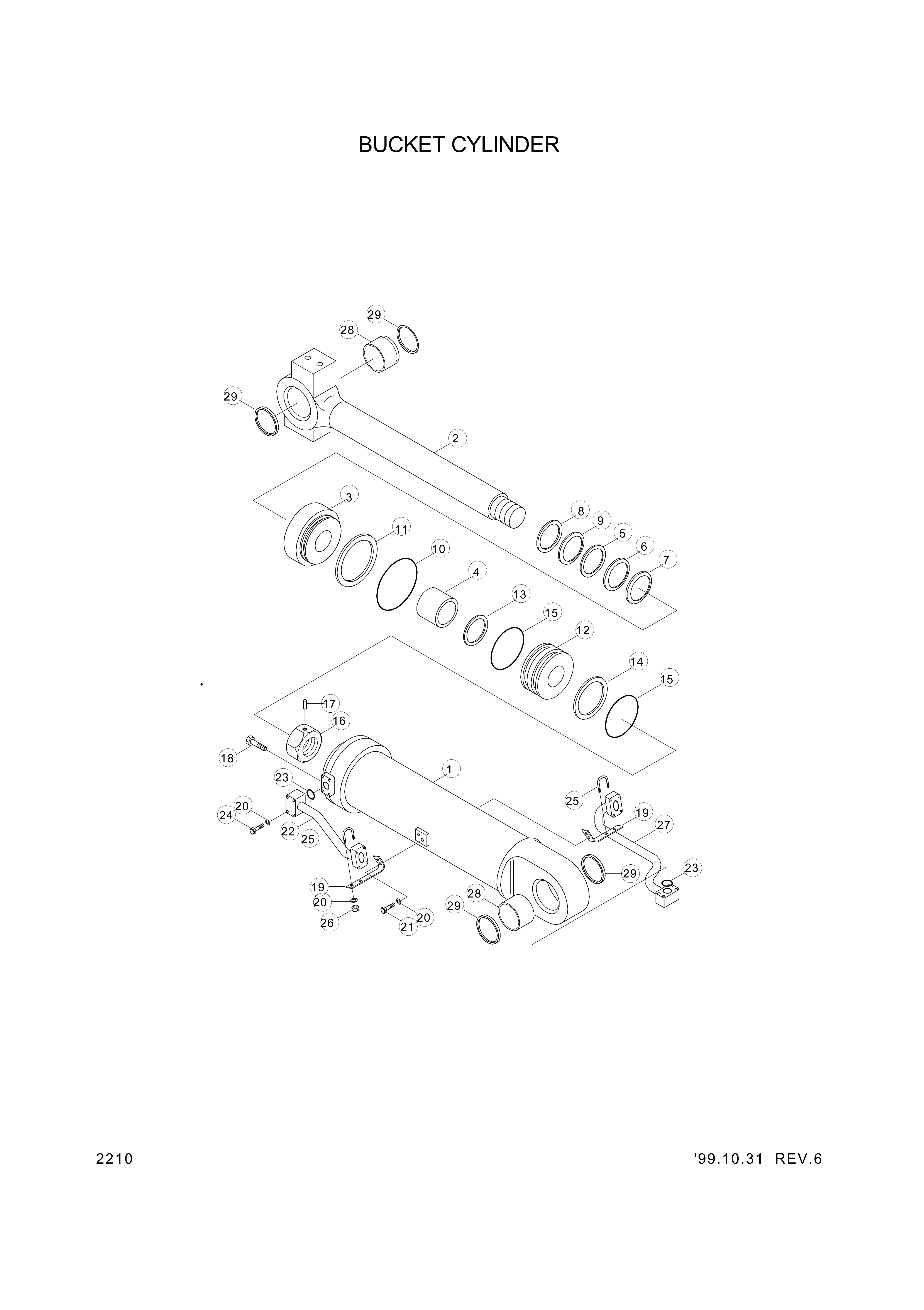 drawing for Hyundai Construction Equipment S700-110208 - SEAL-DUST (figure 3)