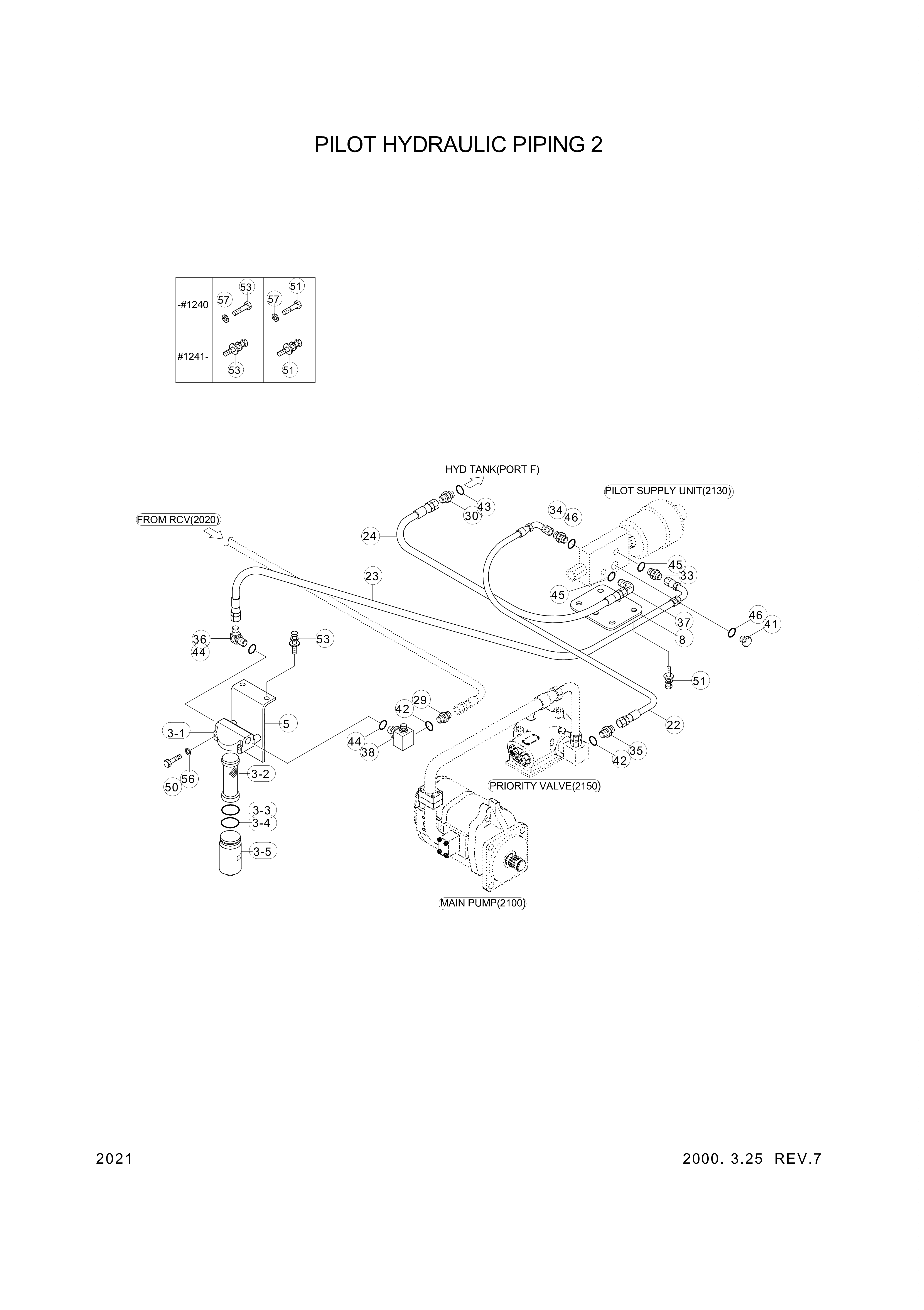 drawing for Hyundai Construction Equipment 31E3-0067 - HEAD-FILTER (figure 3)