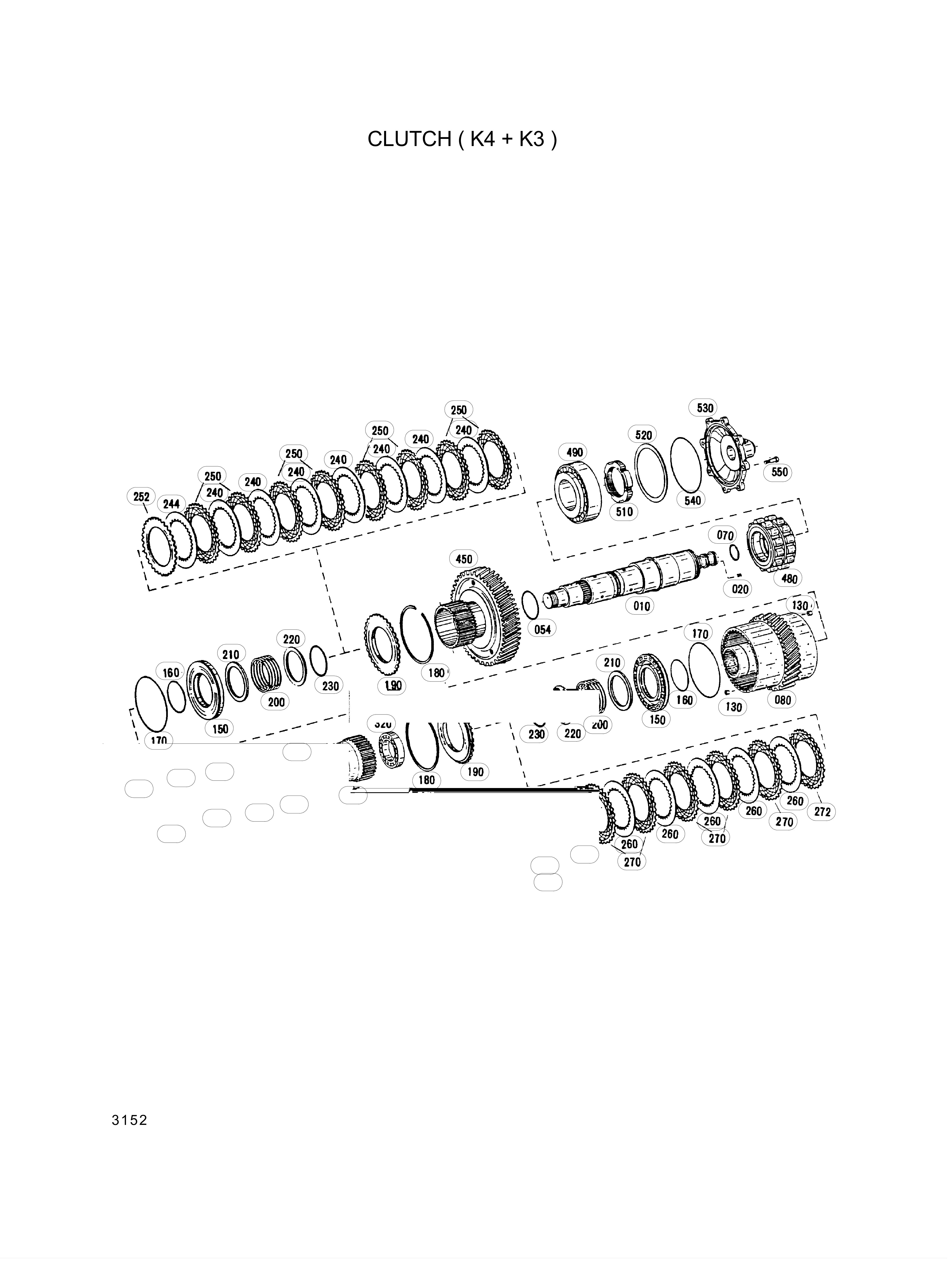 drawing for Hyundai Construction Equipment 0501-208-379 - DISC-O/CLUTCH (figure 1)