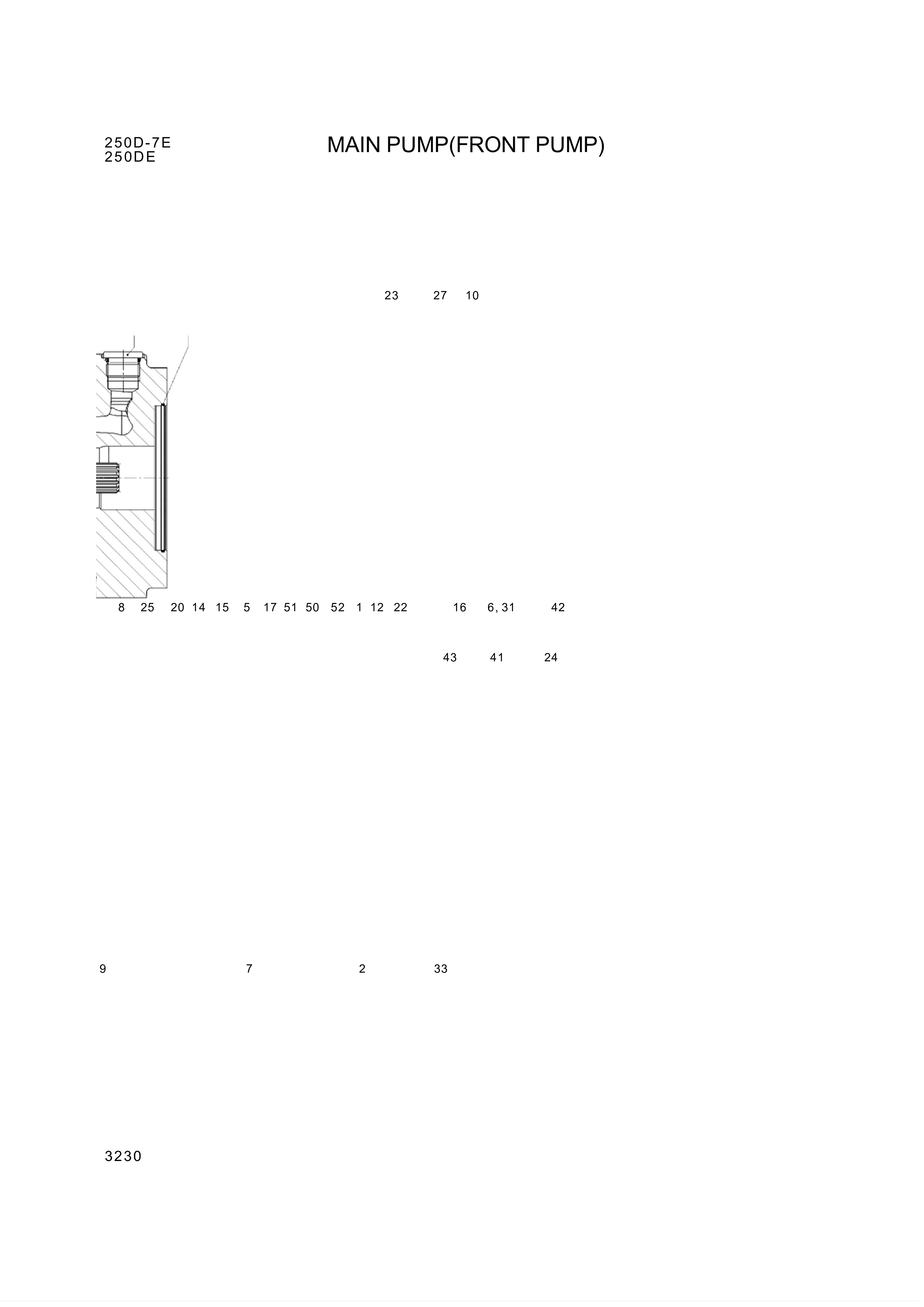 drawing for Hyundai Construction Equipment R910720232 - TAPERED-ROLLER BEARING (figure 1)