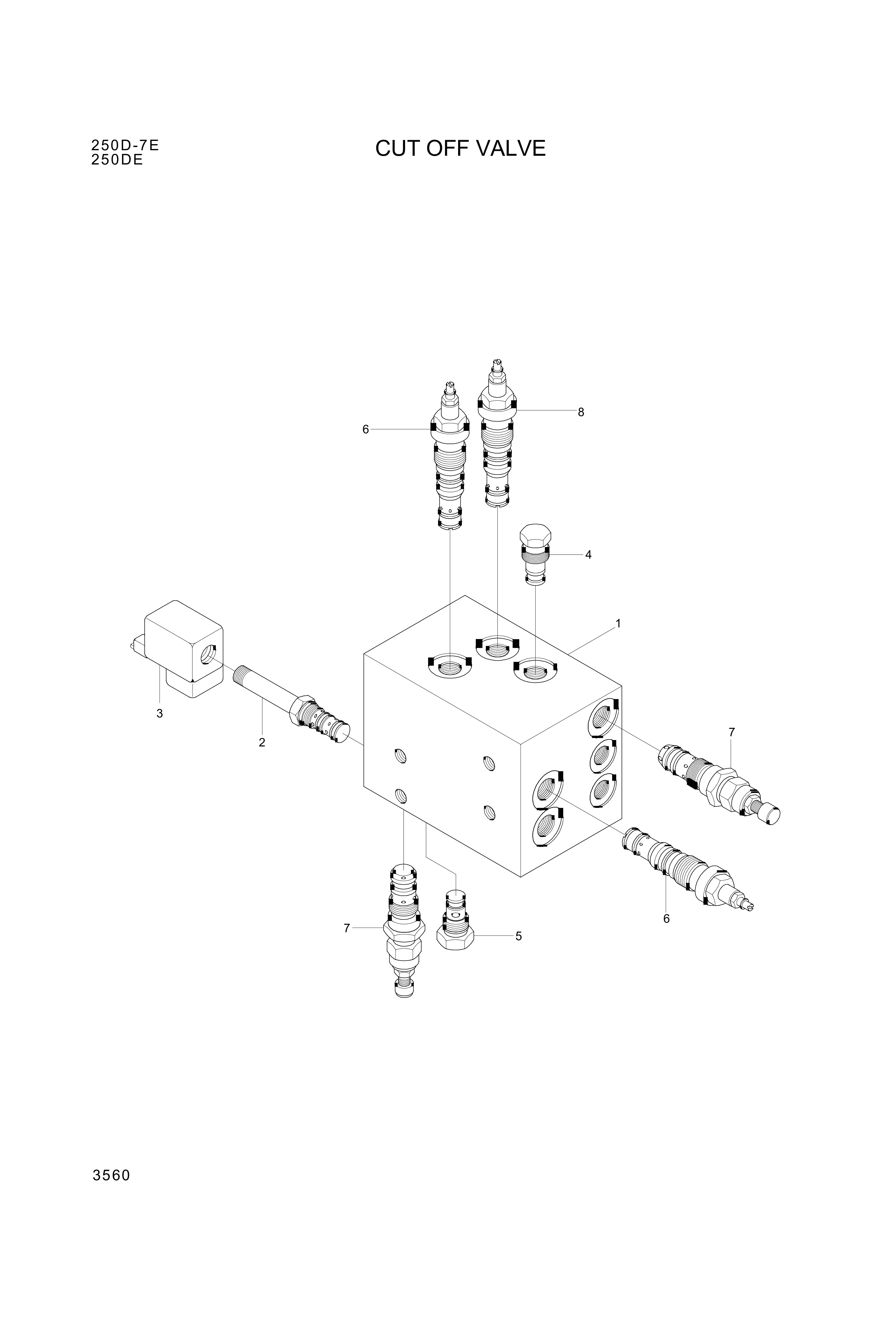 drawing for Hyundai Construction Equipment XKAL-00053 - VALVE ASSY-SOLENOID (figure 2)