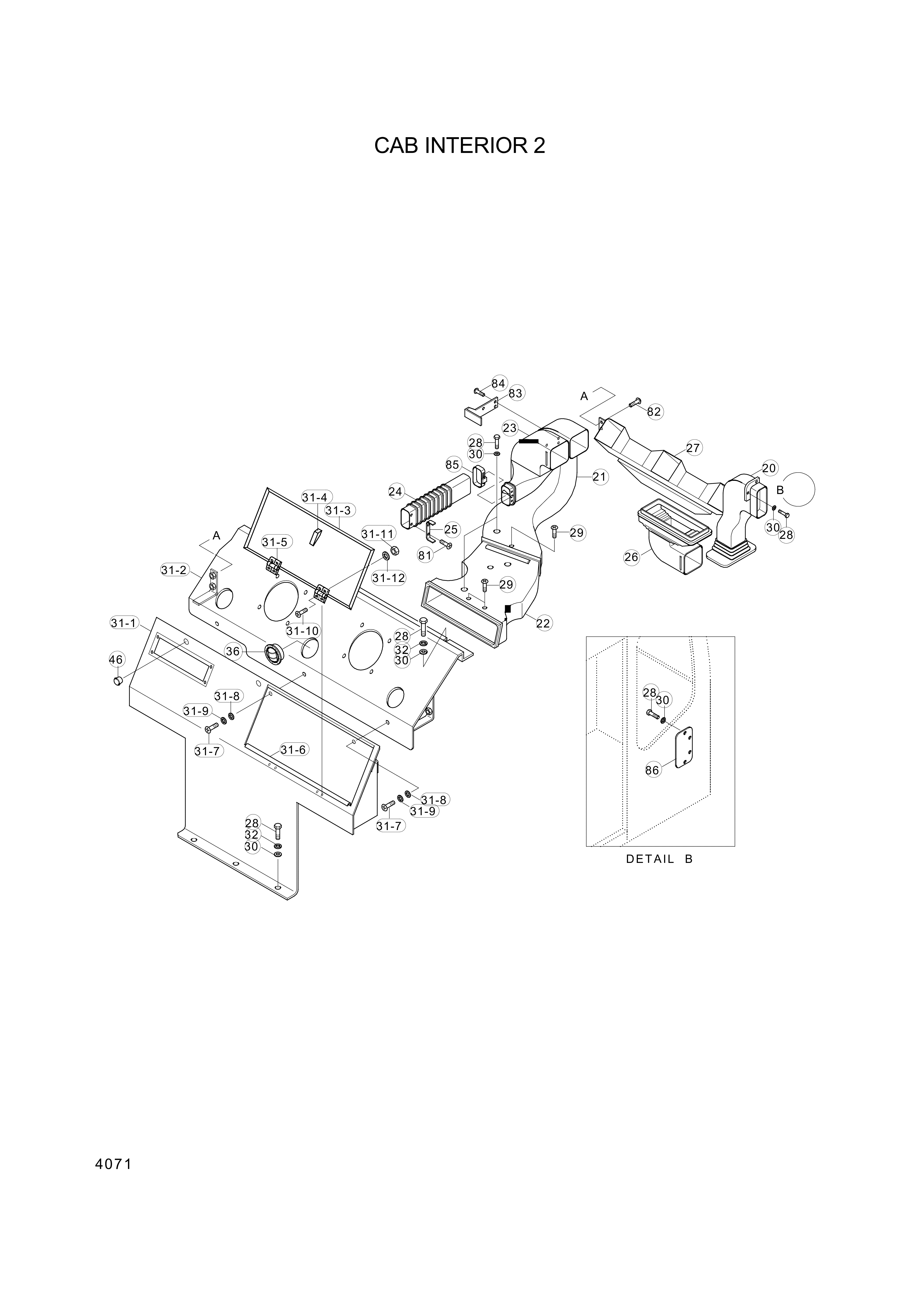 drawing for Hyundai Construction Equipment S161-040162 - BOLT-ROUND (figure 3)