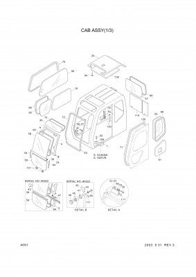 Technical drawing of Hyundai Construction Equipment S145-060166 BOLT-FLAT with dimensions and layout (figure 2)