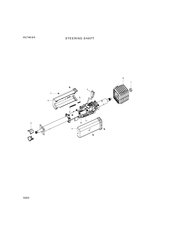 drawing for Hyundai Construction Equipment 0026-0702 - NUT-HEX (figure 4)