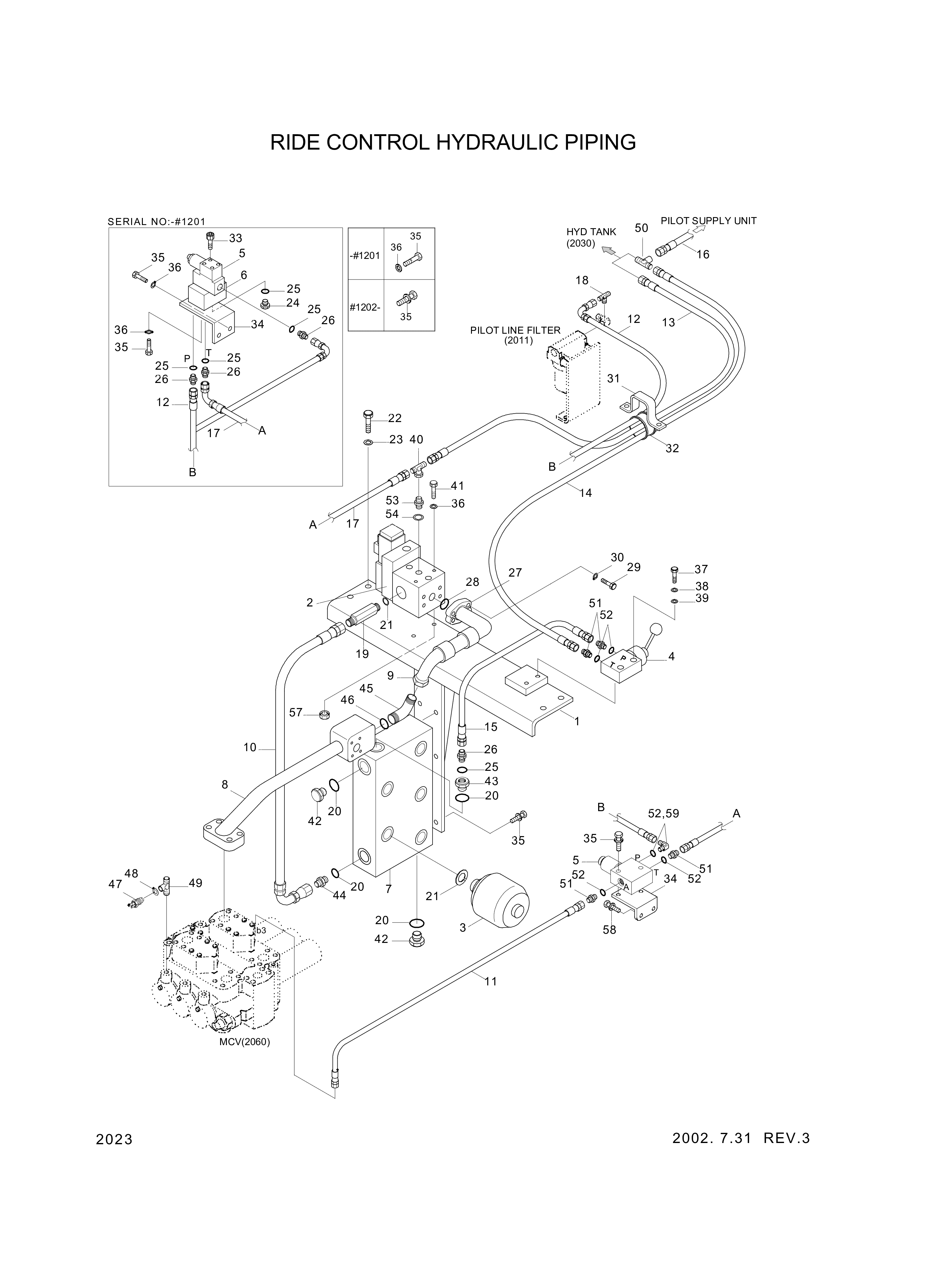 drawing for Hyundai Construction Equipment 34L1-02530 - ACCUMULATOR (figure 3)