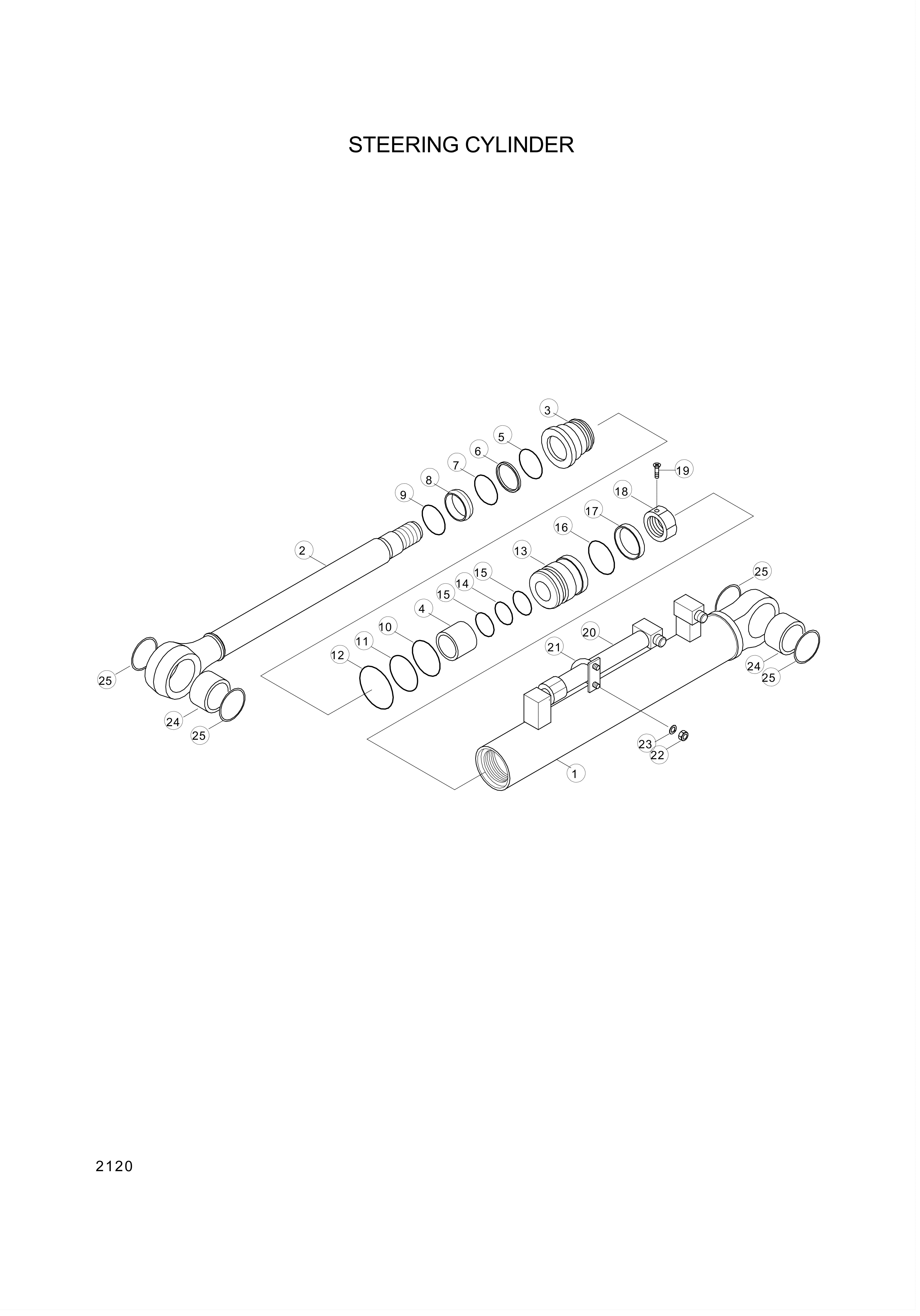 drawing for Hyundai Construction Equipment XKCC-00625 - RING-BUFFER (figure 4)