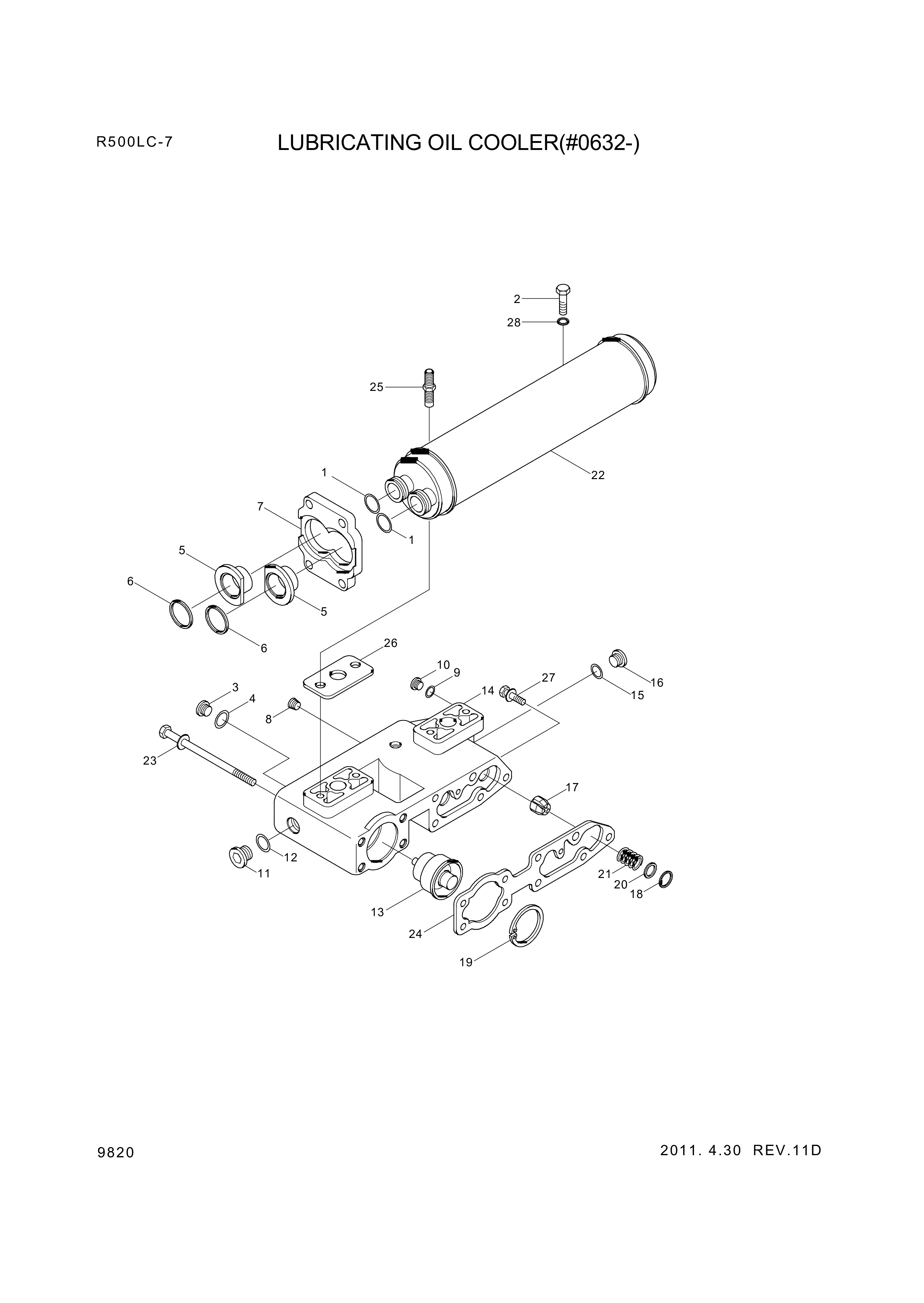 drawing for Hyundai Construction Equipment YUBP-04583 - THERMOSTAT (figure 4)