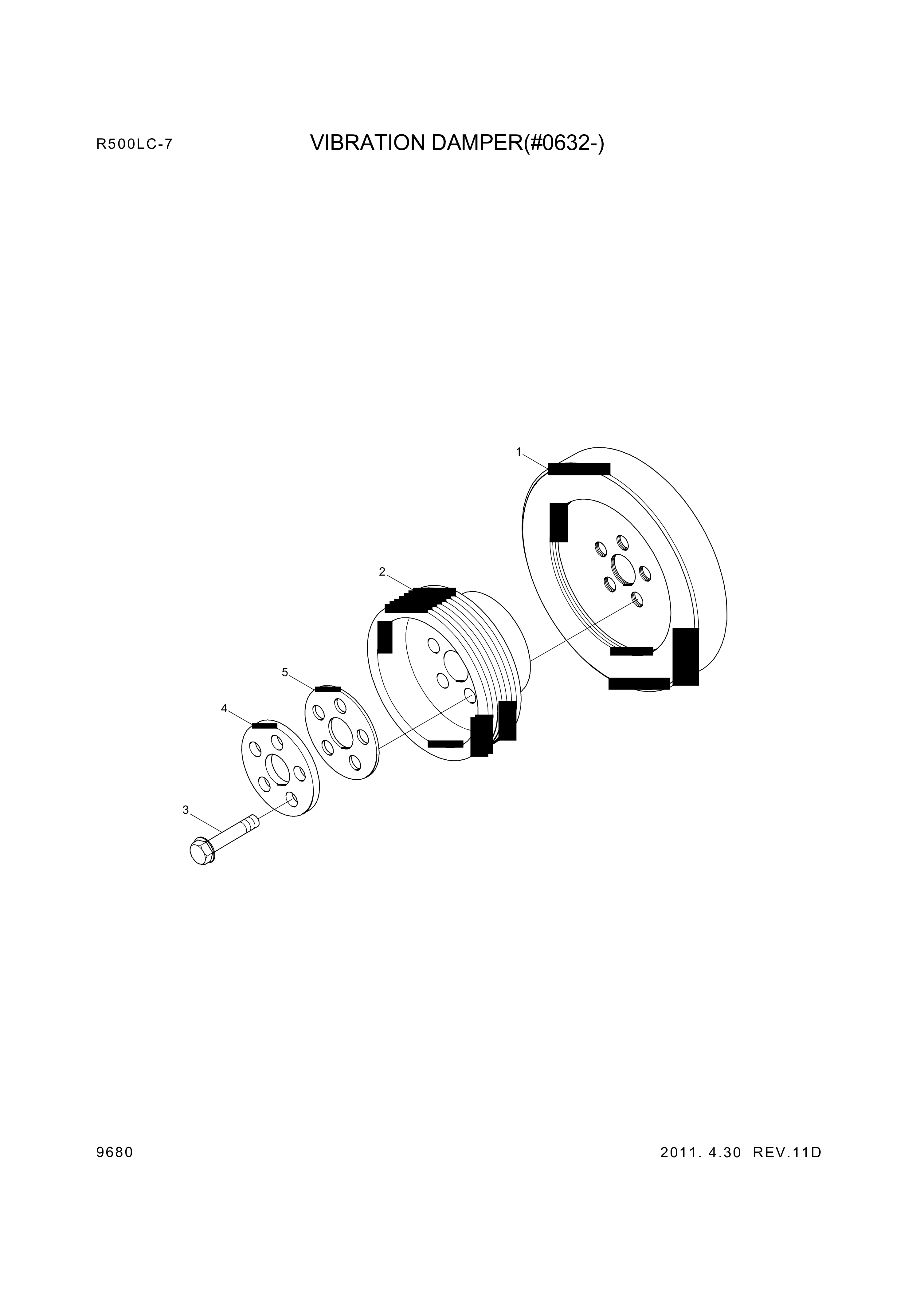 drawing for Hyundai Construction Equipment YUBP-06734 - PLATE-CLAMP (figure 3)