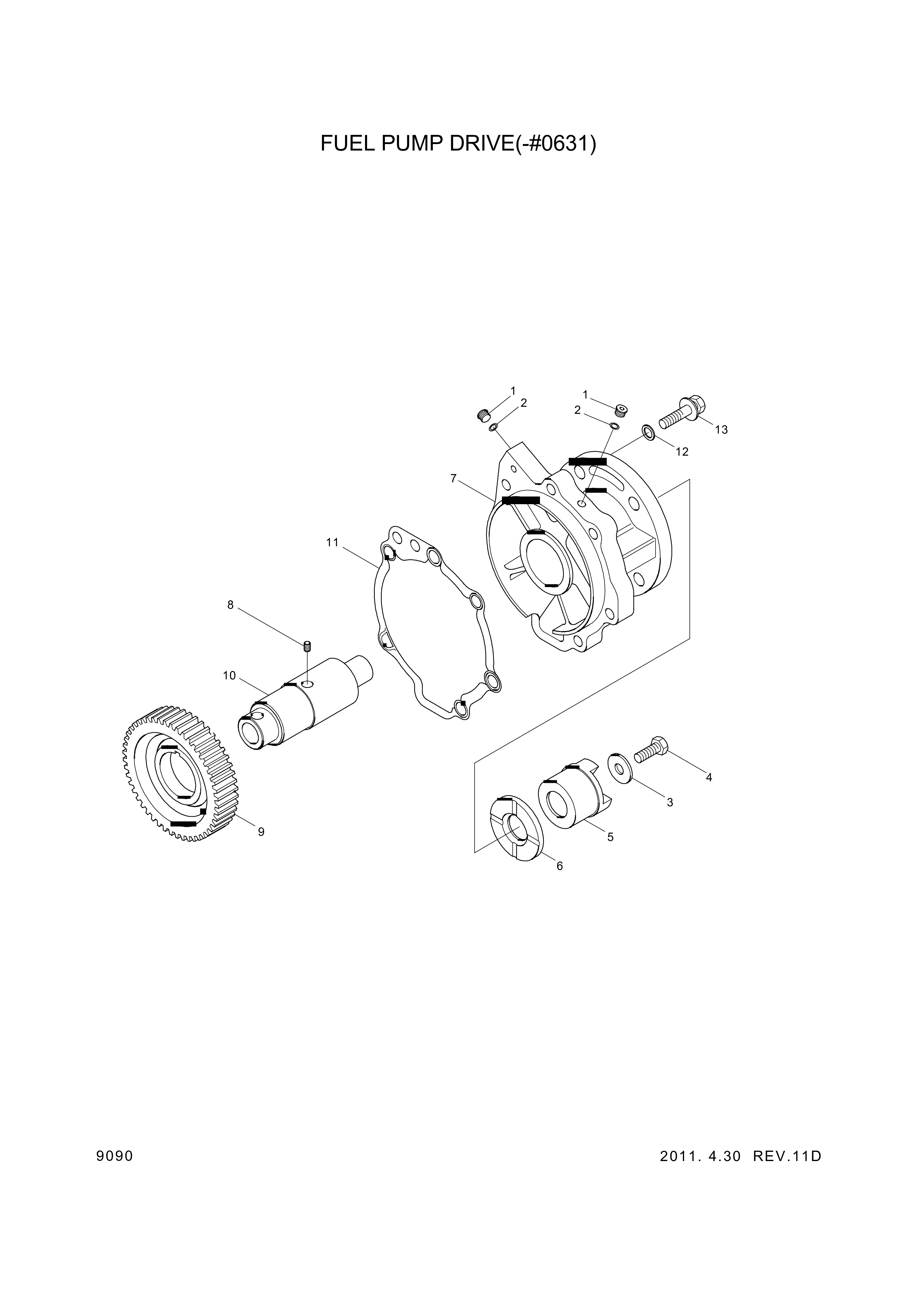 drawing for Hyundai Construction Equipment S3193 - PIN-GROOVE (figure 4)