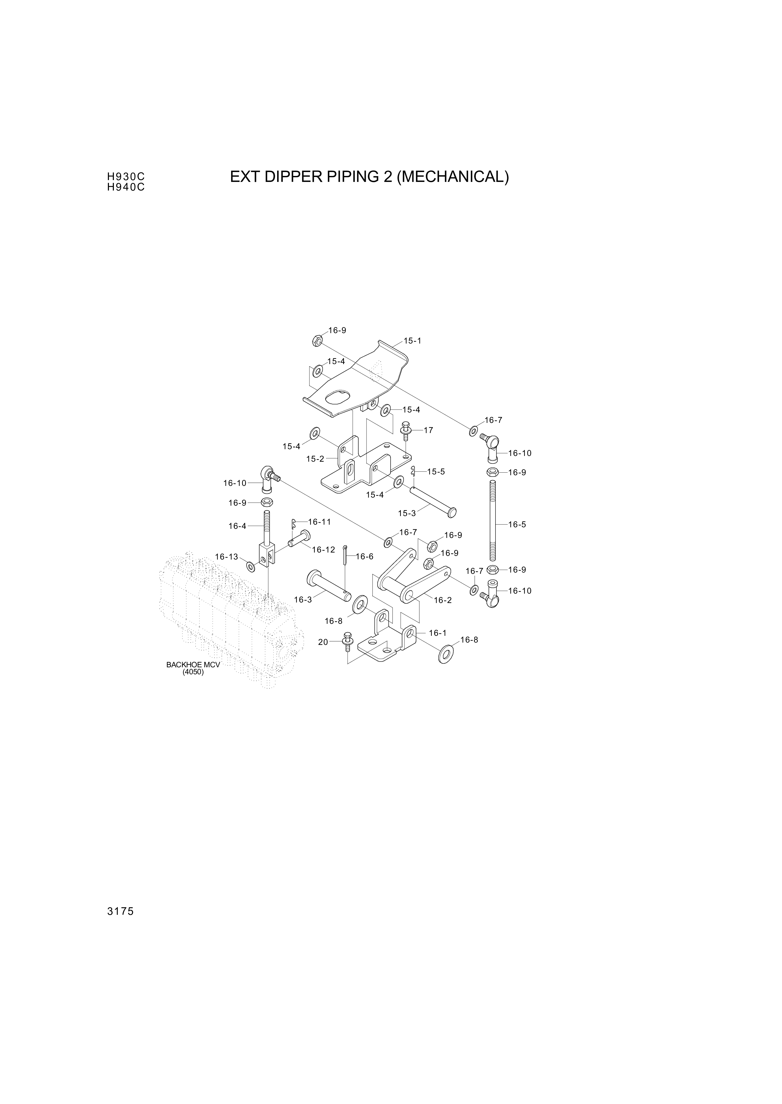 drawing for Hyundai Construction Equipment S461-400282 - PIN-SPLIT (figure 1)