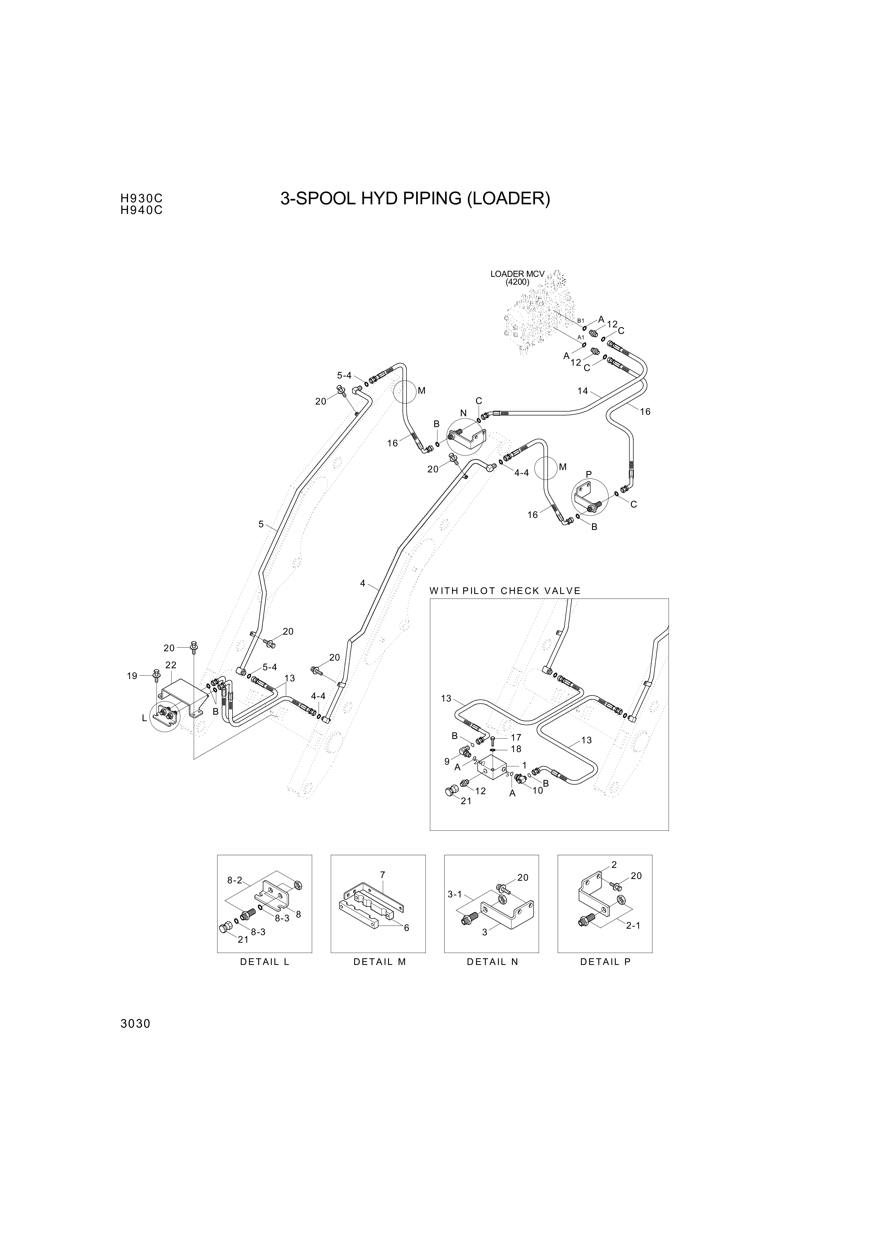 drawing for Hyundai Construction Equipment P930-066010 - HOSE ASSY-ORFS&THD (figure 1)