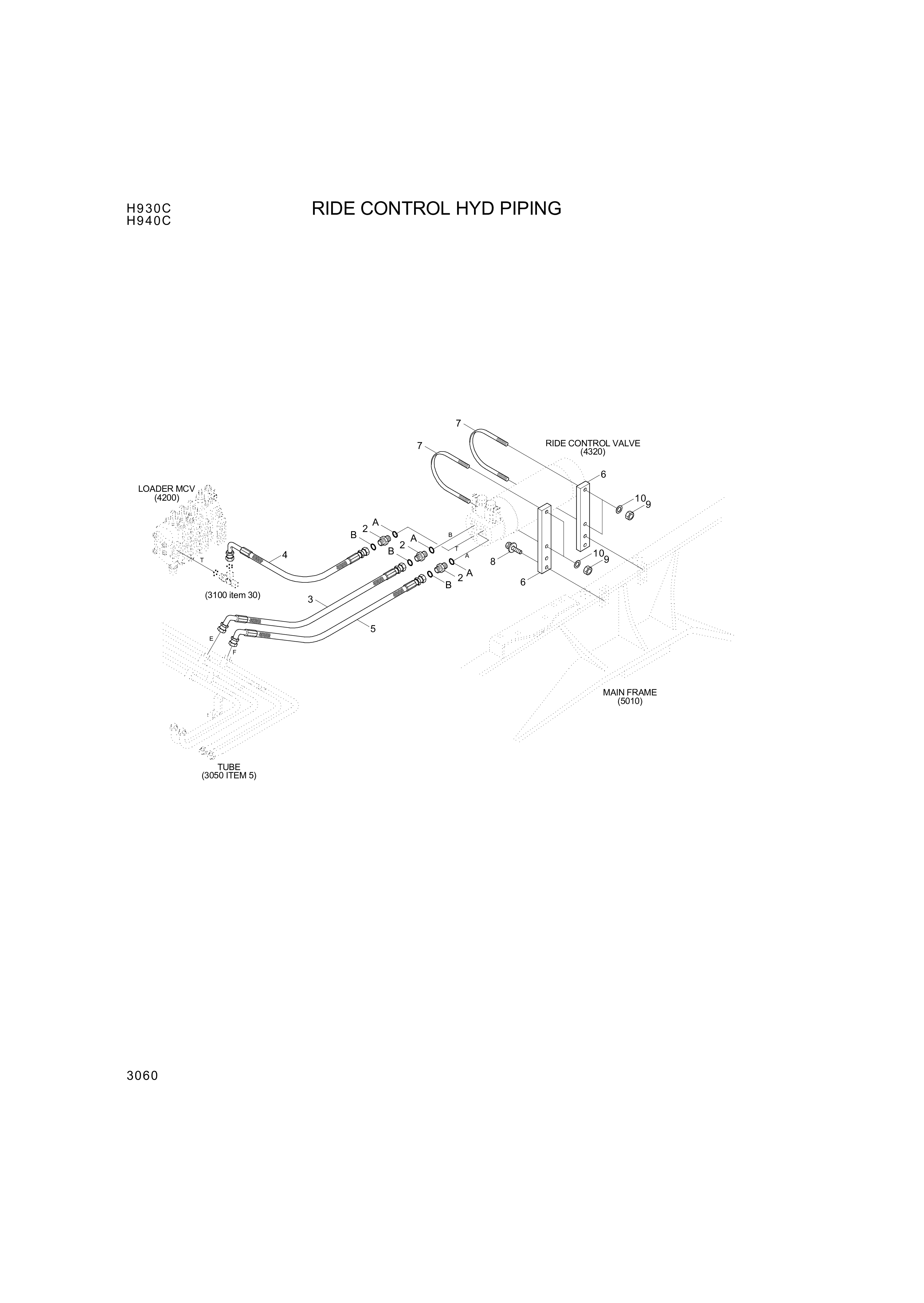 drawing for Hyundai Construction Equipment P930-086010 - HOSE ASSY-ORFS&THD (figure 1)