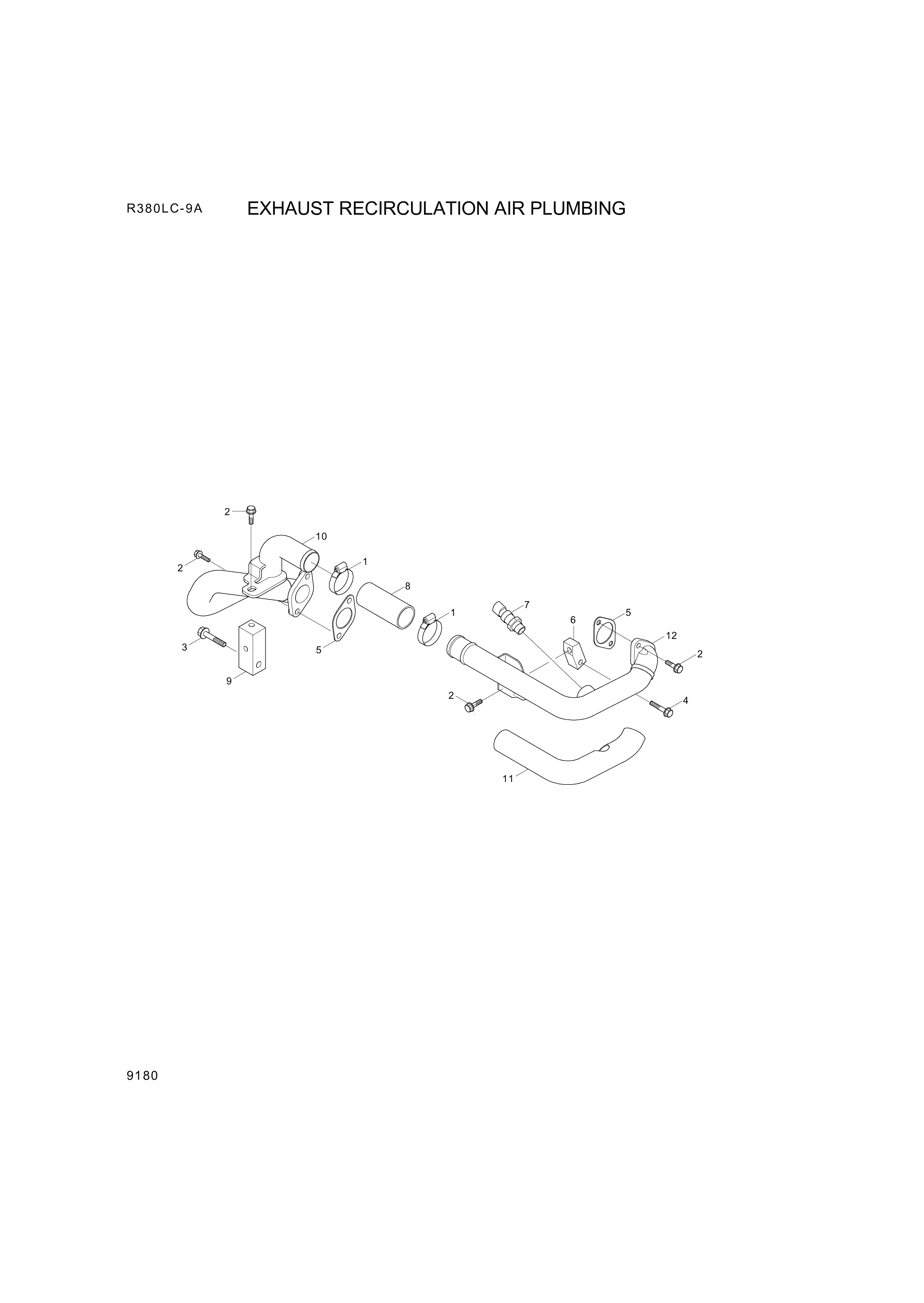 drawing for Hyundai Construction Equipment YUBP-04914 - CLAMP (figure 2)