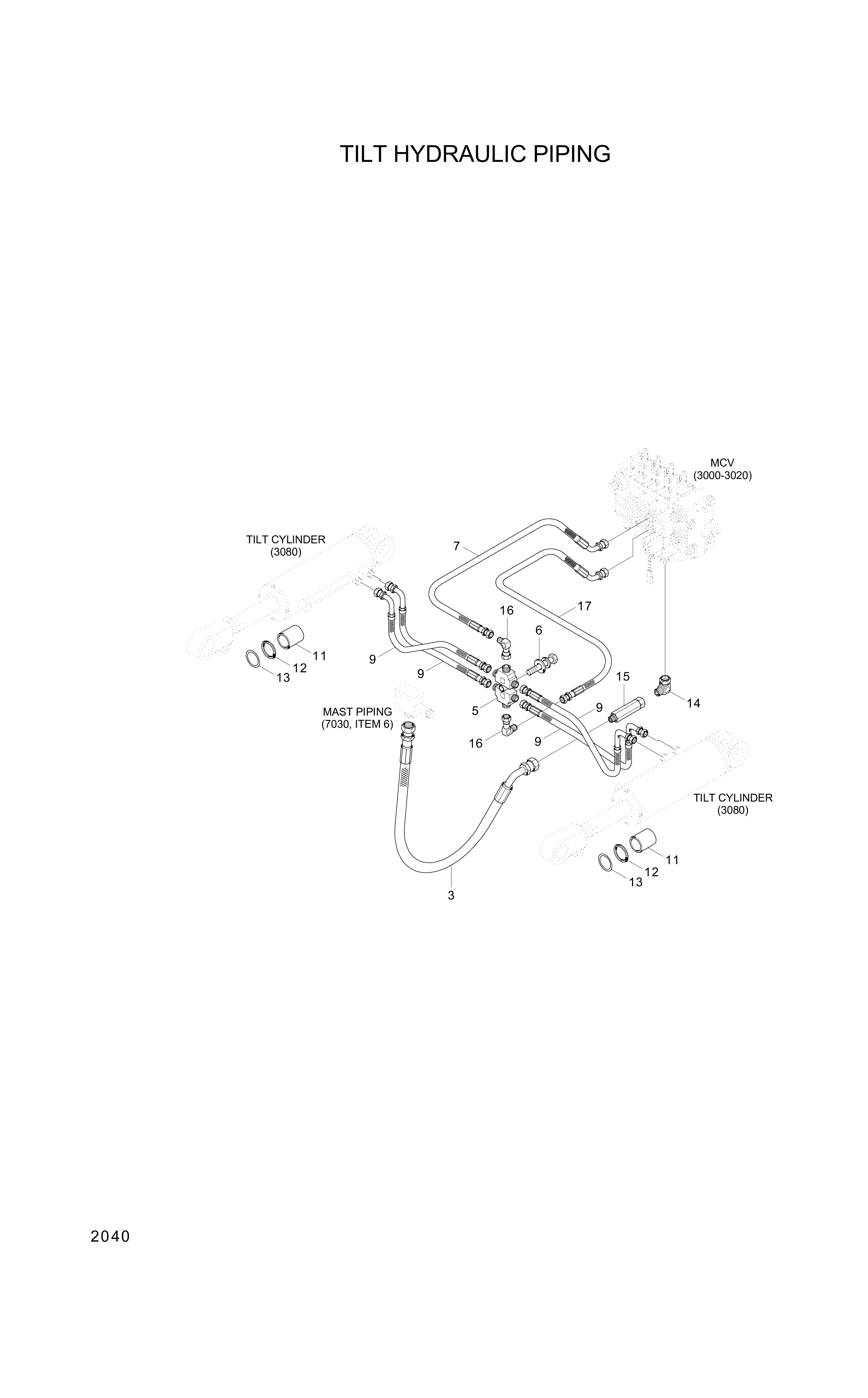 drawing for Hyundai Construction Equipment 342-14 - O-RING (figure 4)