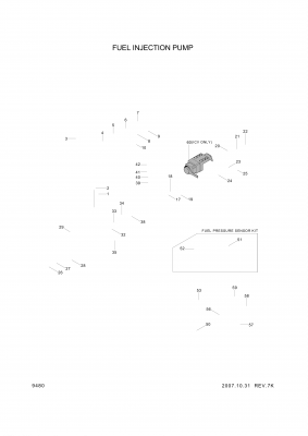 drawing for Hyundai Construction Equipment YUBP-06719 - WASHER-SEAL (figure 1)