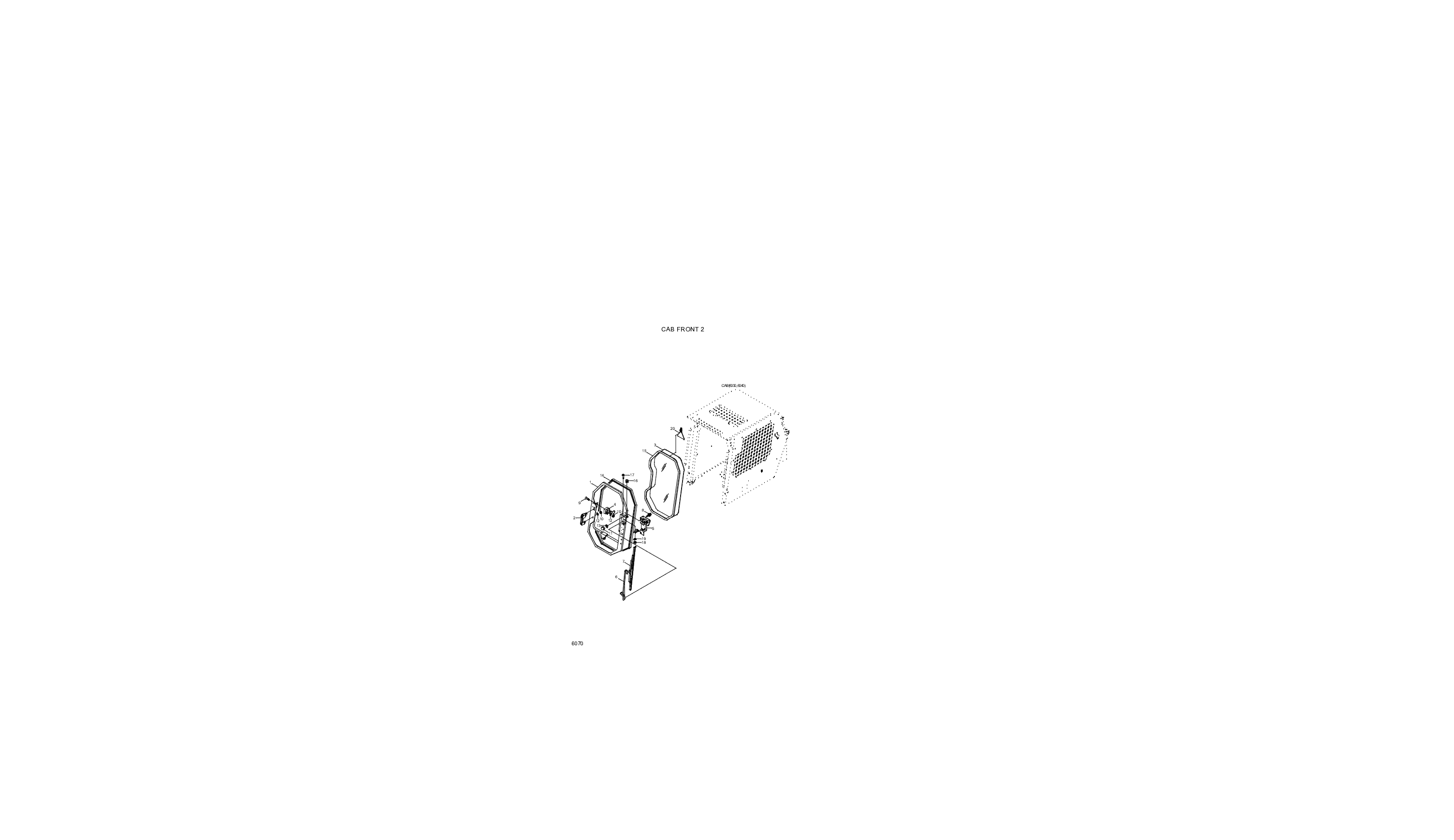 drawing for Hyundai Construction Equipment S275-060004 - NUT-SELF (figure 1)