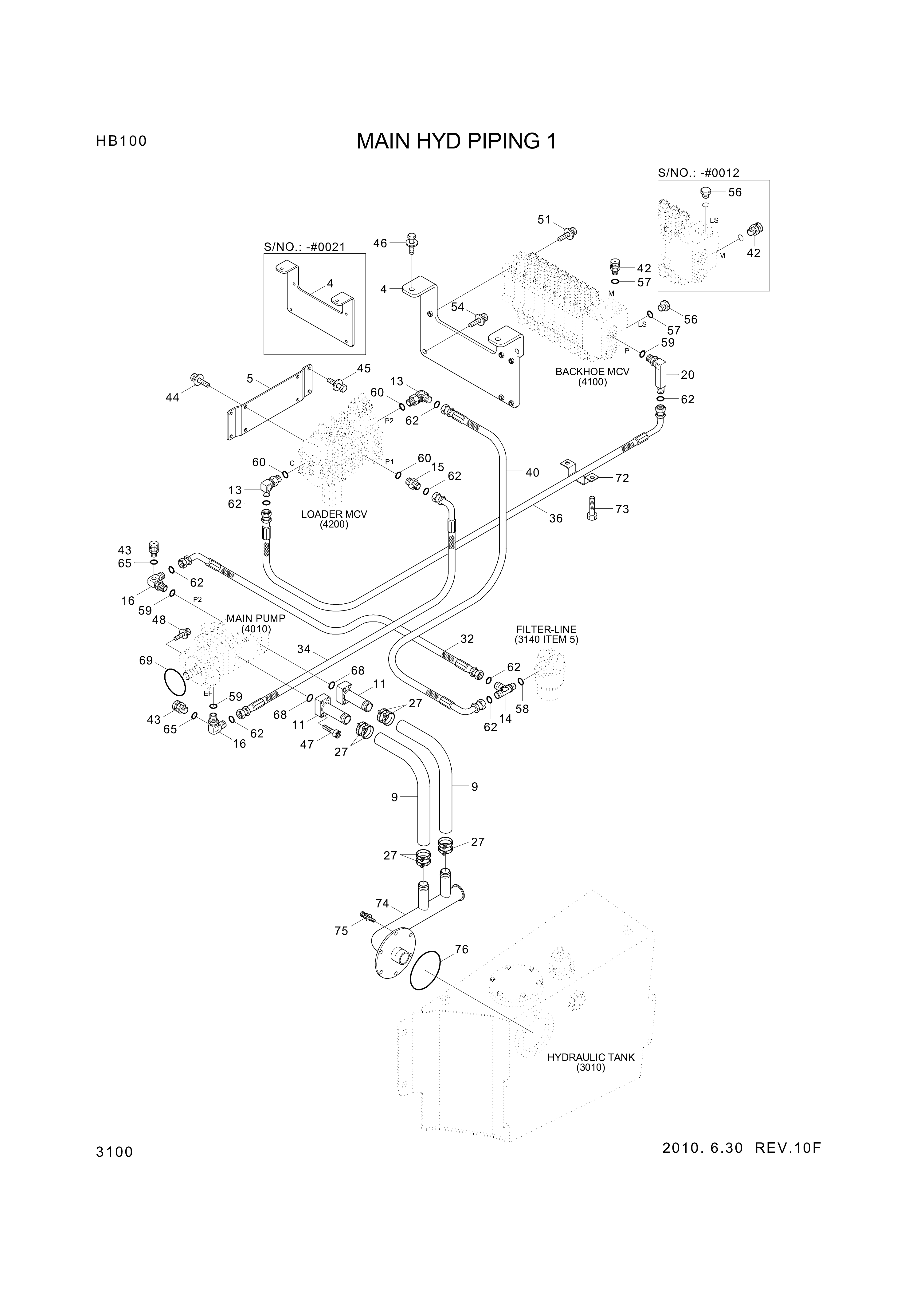 drawing for Hyundai Construction Equipment P930-126017 - HOSE ASSY-ORFS&THD (figure 3)