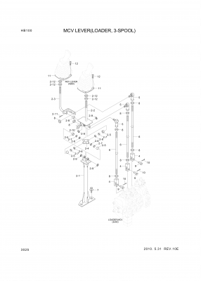 drawing for Hyundai Construction Equipment S205-14100B - NUT-HEX (figure 3)