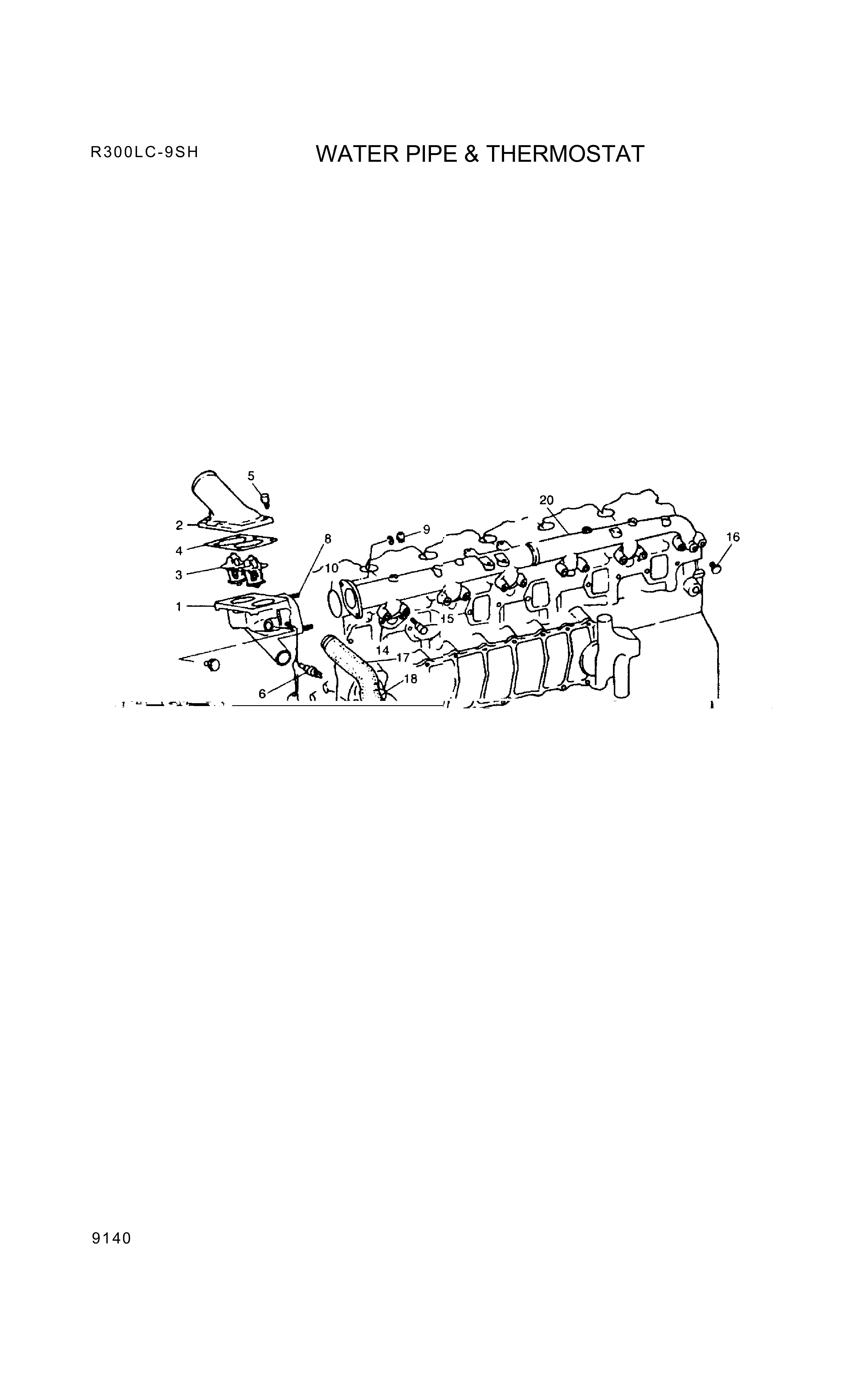 drawing for Hyundai Construction Equipment 94345-72000 - O-RING, WATER OUT PIPE (figure 1)