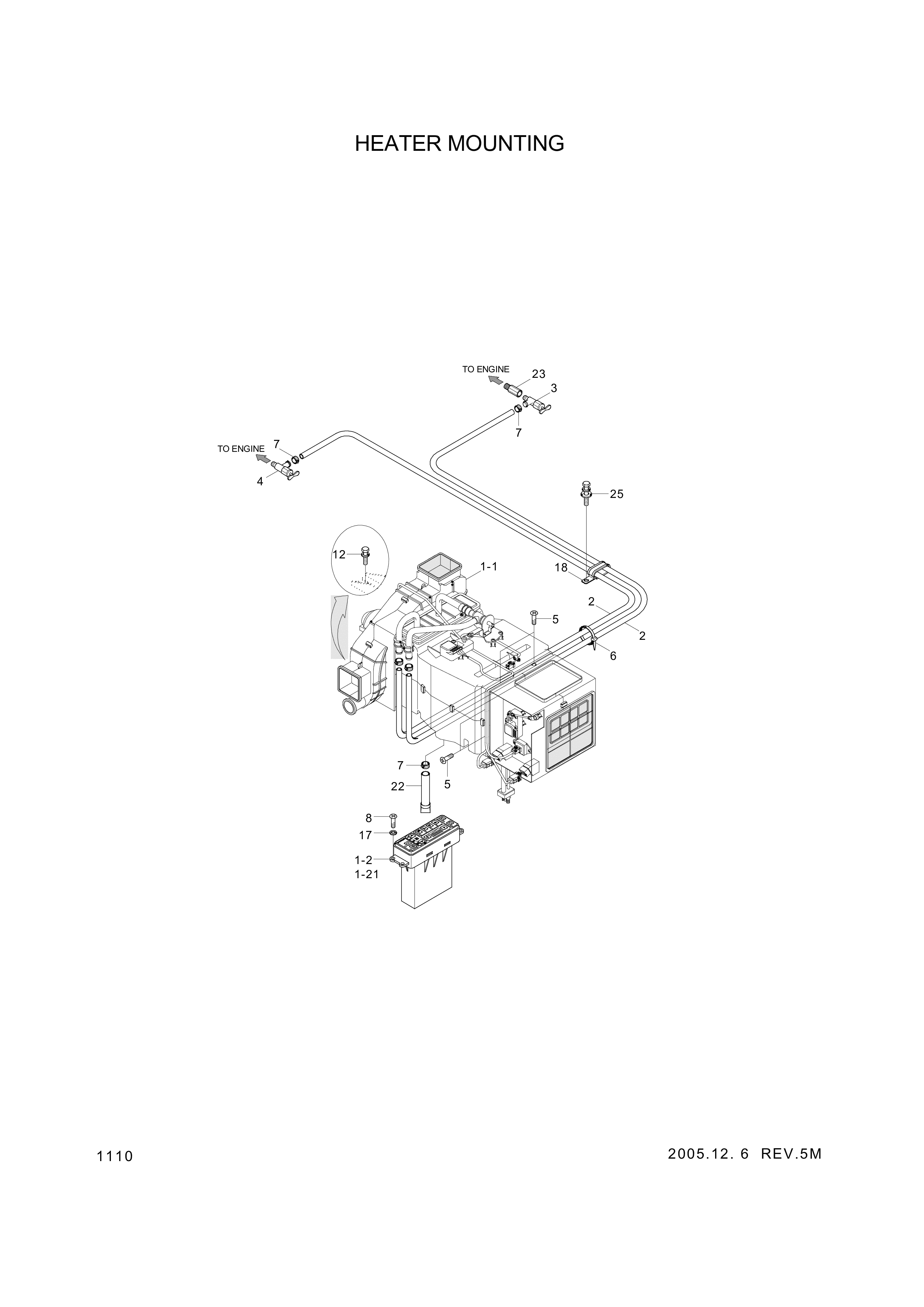 drawing for Hyundai Construction Equipment 11LB-90120 - CONTROL ASSY (figure 3)