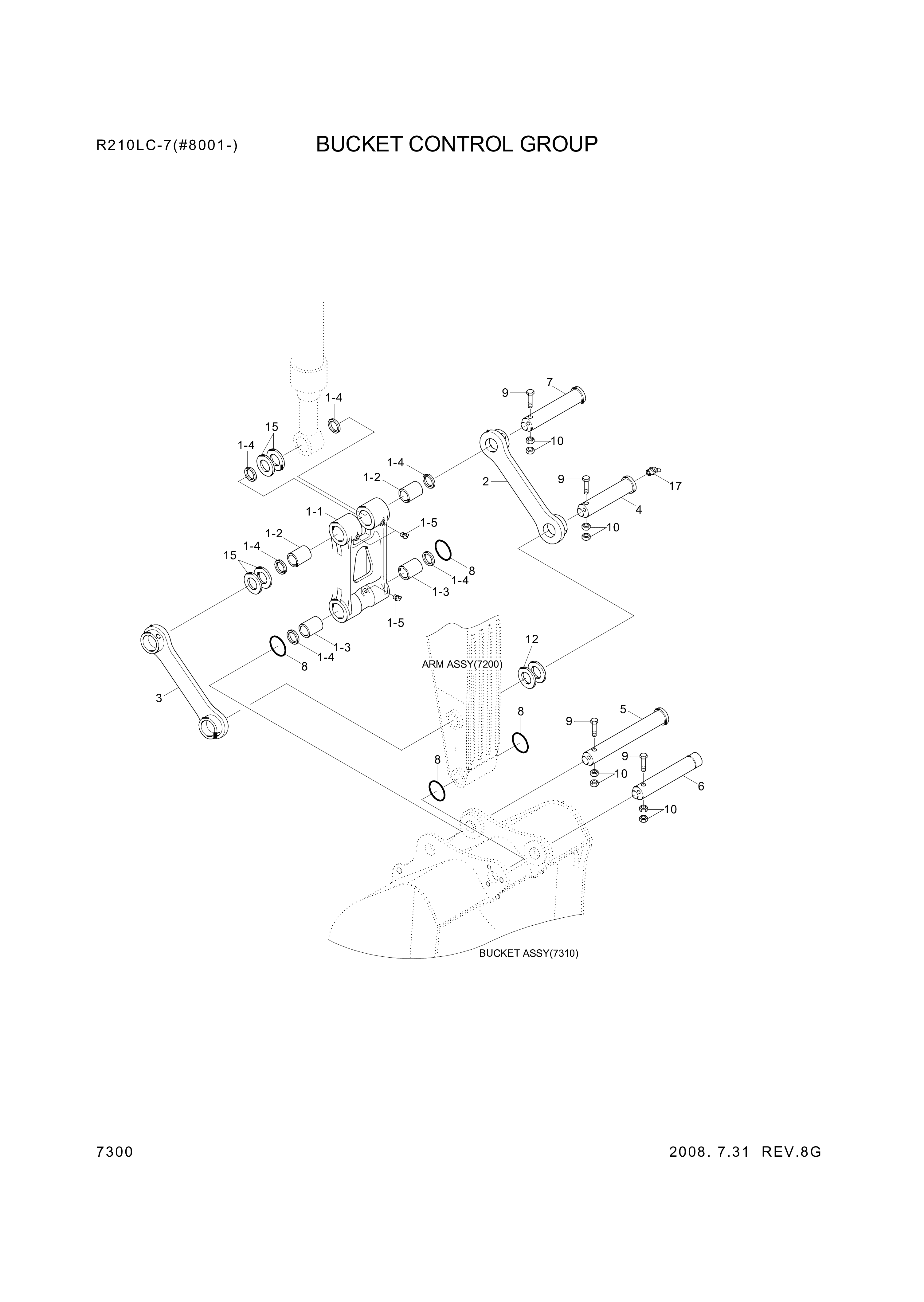 drawing for Hyundai Construction Equipment 61N6-11111G - PIN (figure 4)