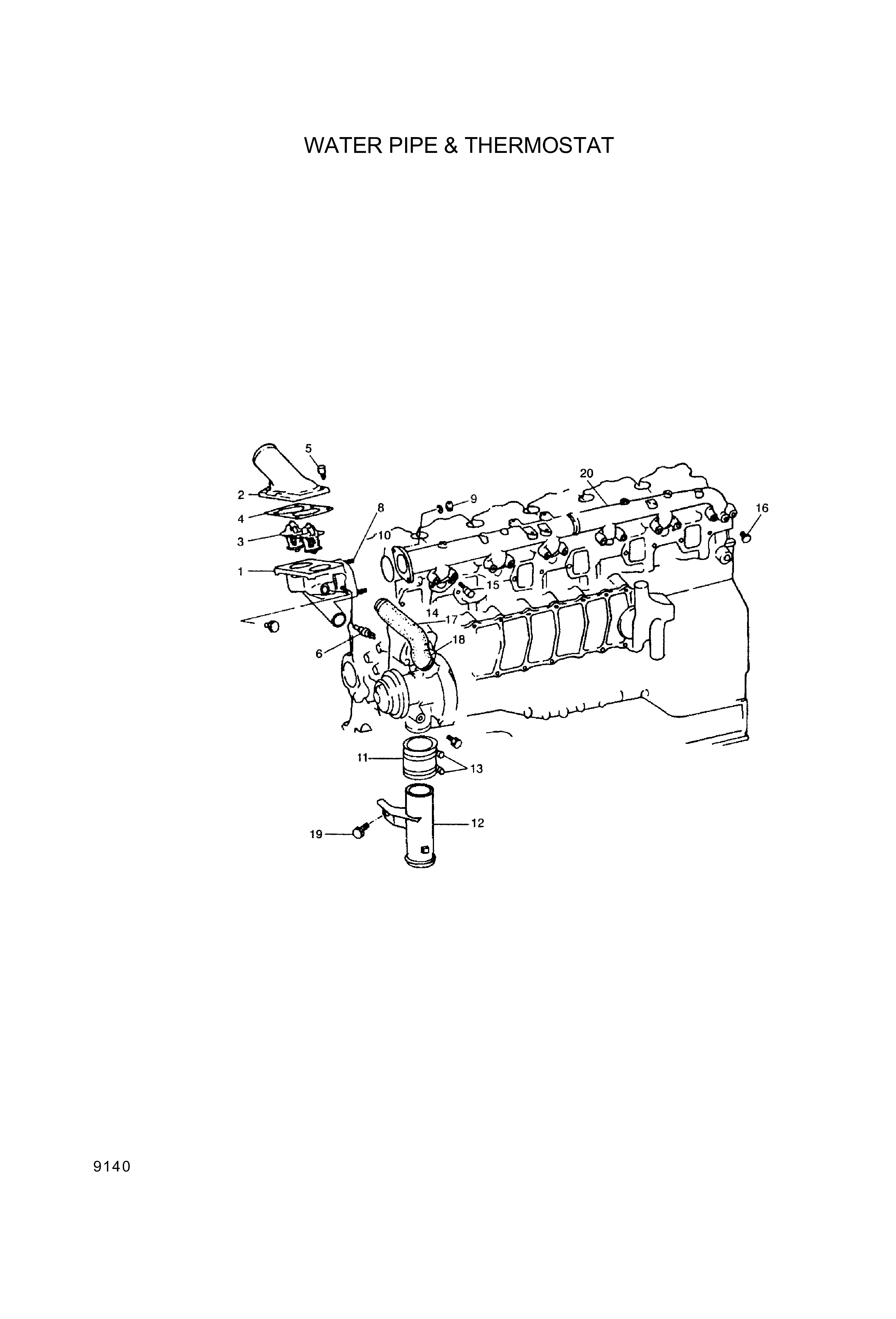 drawing for Hyundai Construction Equipment 94345-72000 - O-RING, WATER OUT PIPE (figure 2)