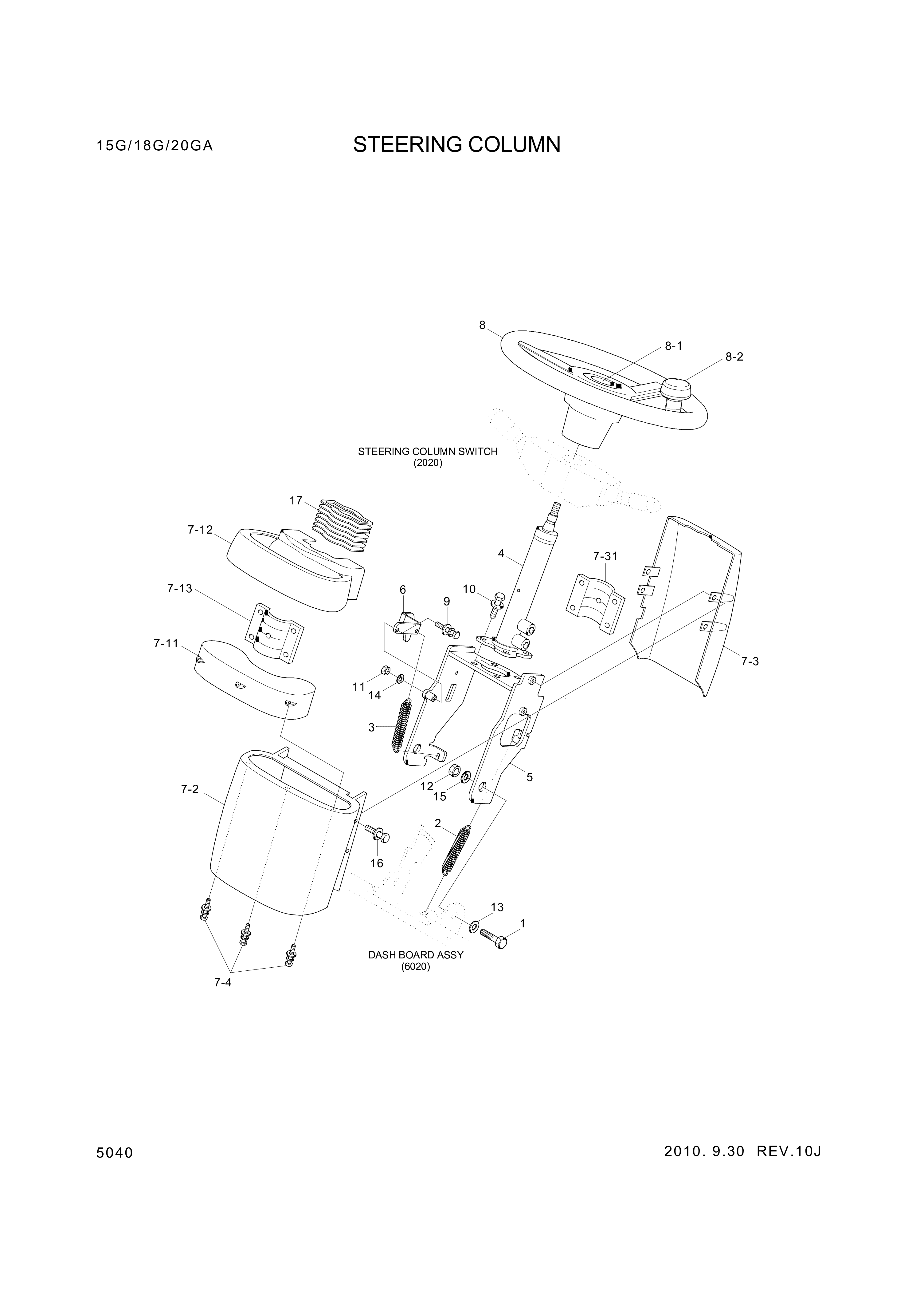 drawing for Hyundai Construction Equipment S275-16000V - NUT-SELF (figure 1)