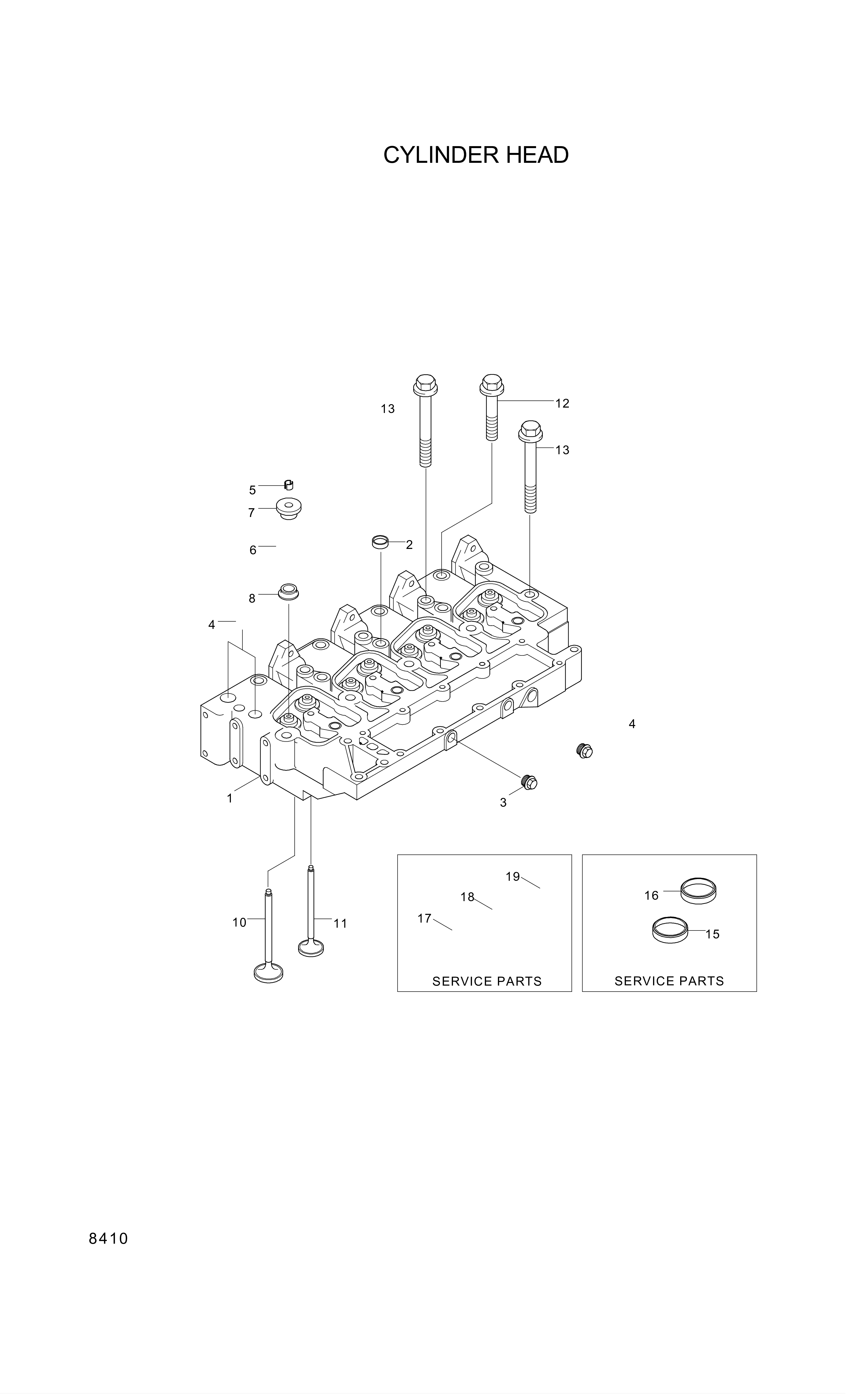 drawing for Hyundai Construction Equipment 3926700 - Spring-Valve (figure 2)