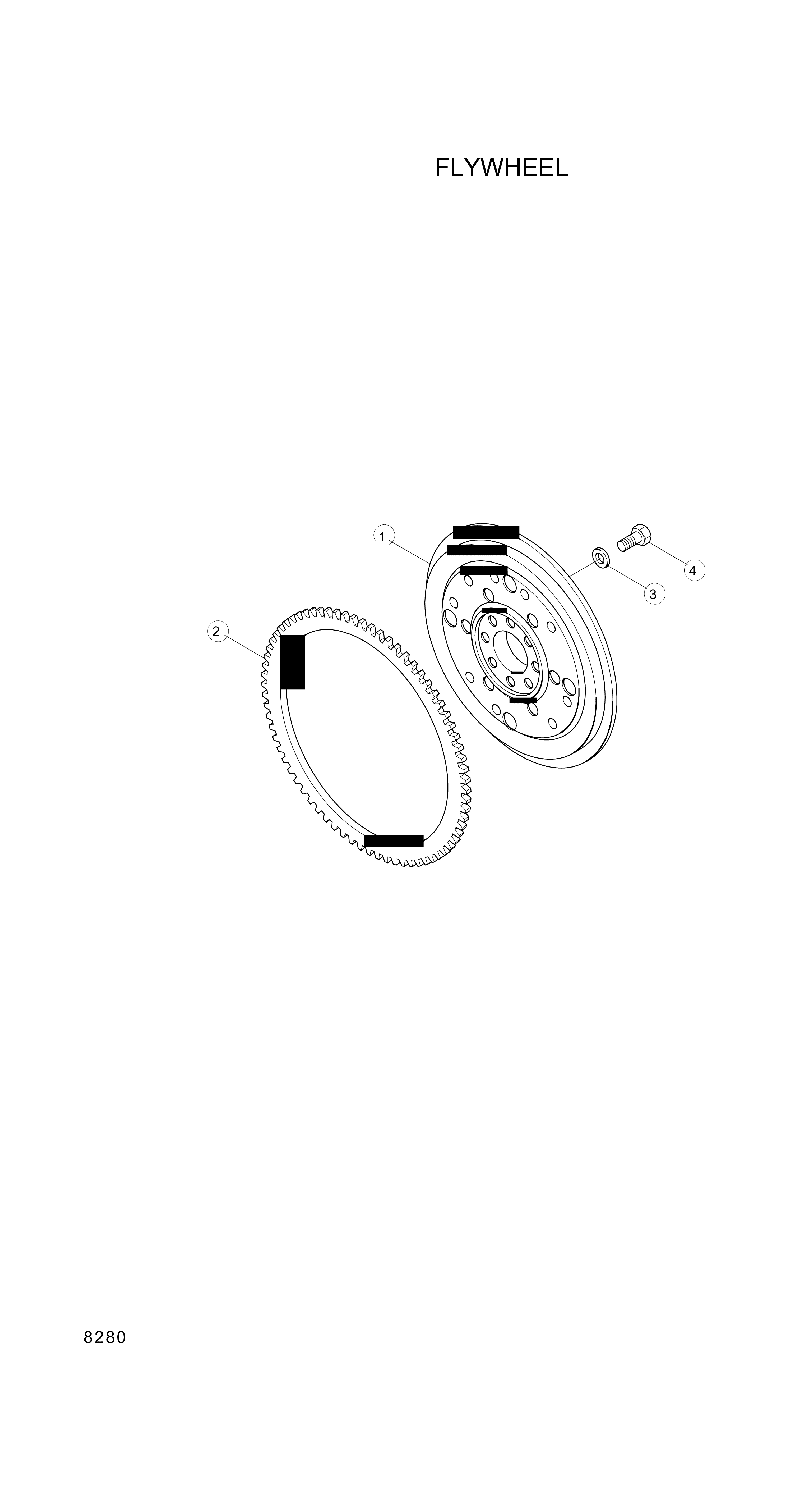 drawing for Hyundai Construction Equipment YUBP-06999 - GEAR-RING (figure 1)