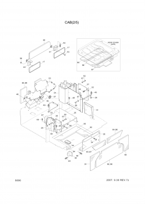 drawing for Hyundai Construction Equipment S141-120166 - BOLT-FLAT (figure 5)