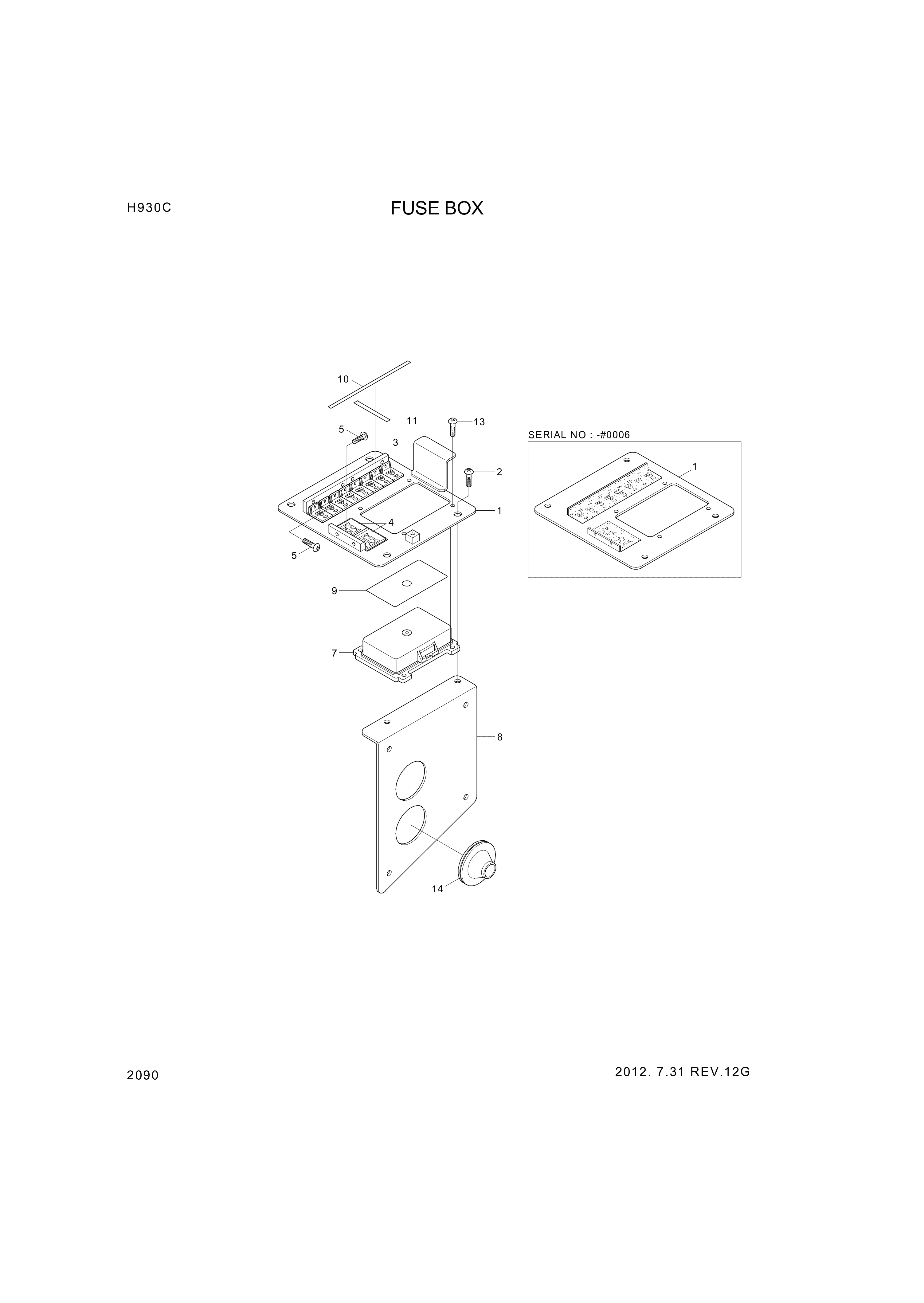 drawing for Hyundai Construction Equipment KEOS-00068 - RELAY-CONNECTOR (figure 4)