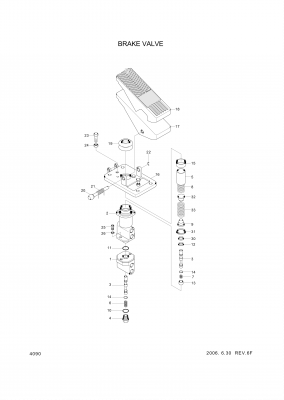 drawing for Hyundai Construction Equipment XKAK-00011 - PLATE-PEDAL (figure 2)