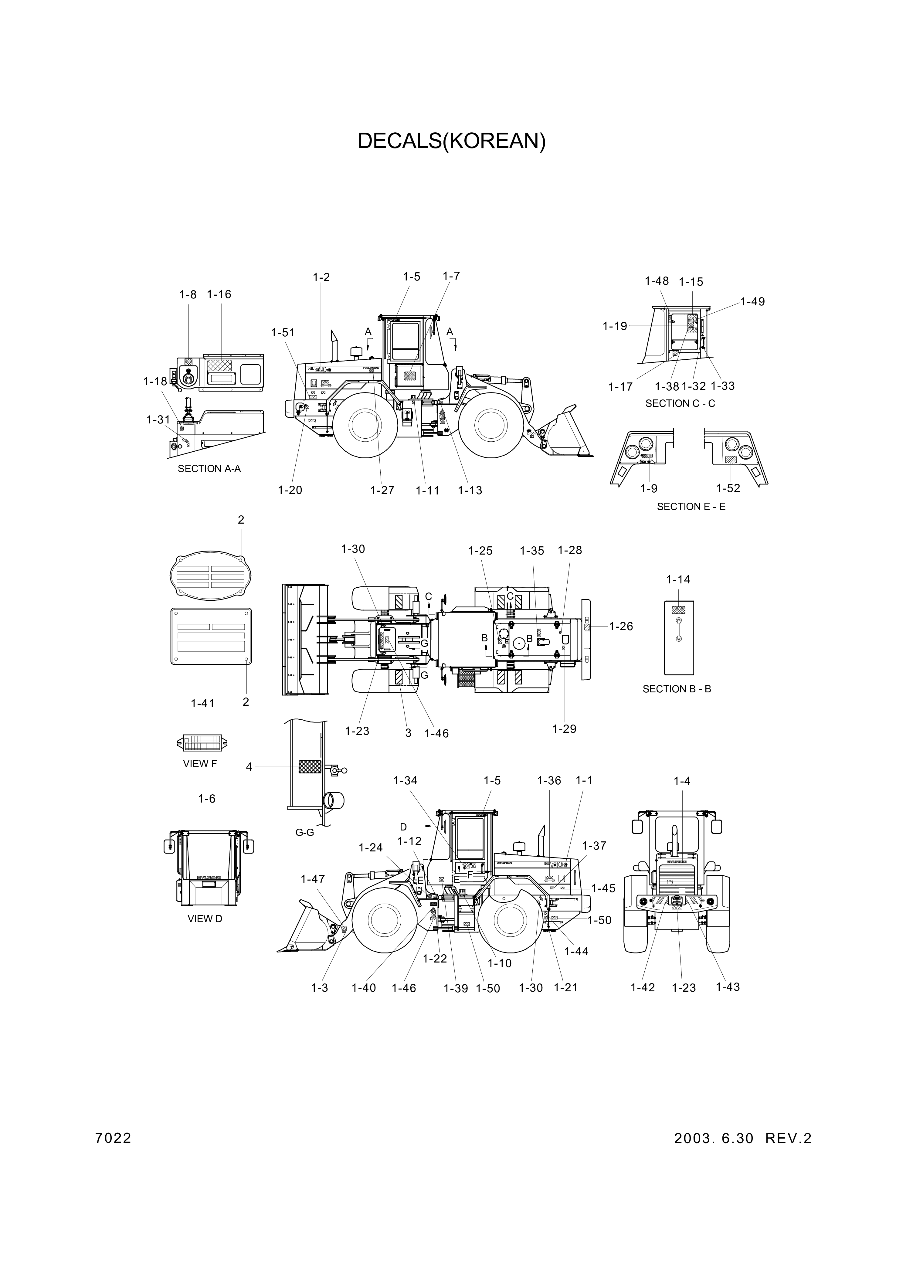 drawing for Hyundai Construction Equipment 94L1-00660 - DECAL-SHUTOFF VALVE (figure 1)
