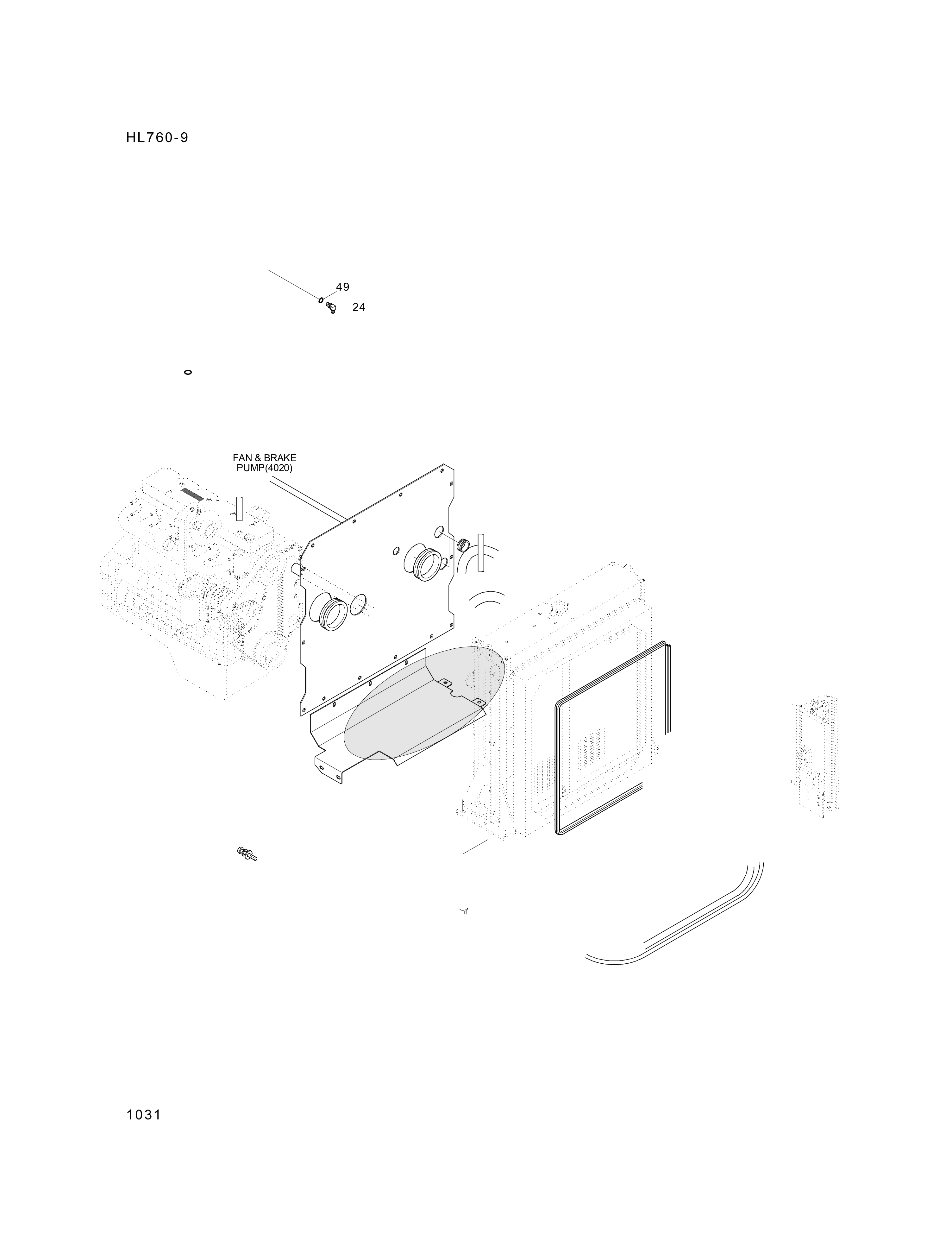 drawing for Hyundai Construction Equipment P930-124058 - HOSE ASSY-ORFS&THD (figure 1)