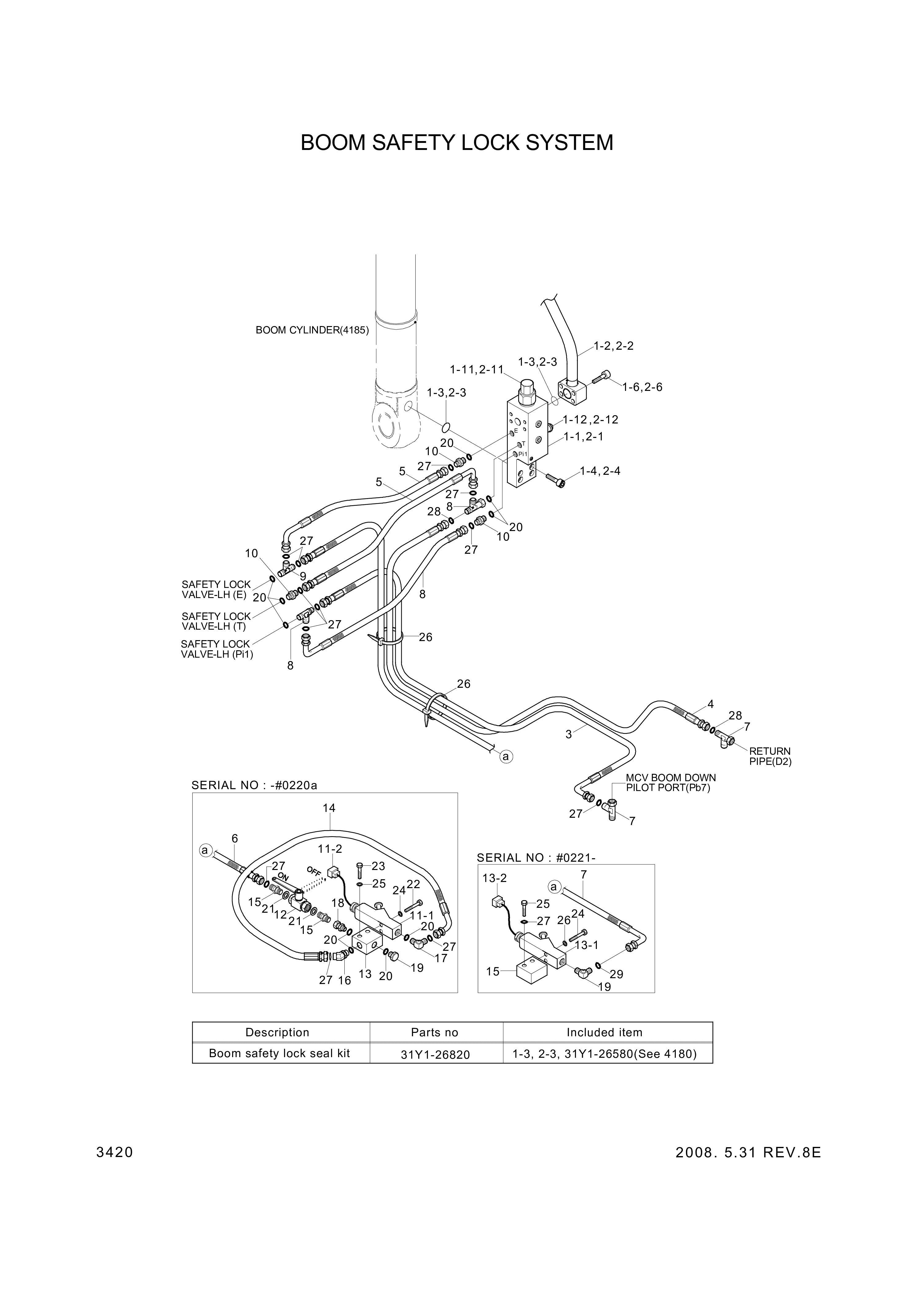 drawing for Hyundai Construction Equipment P930-062058 - HOSE ASSY-ORFS&THD (figure 1)