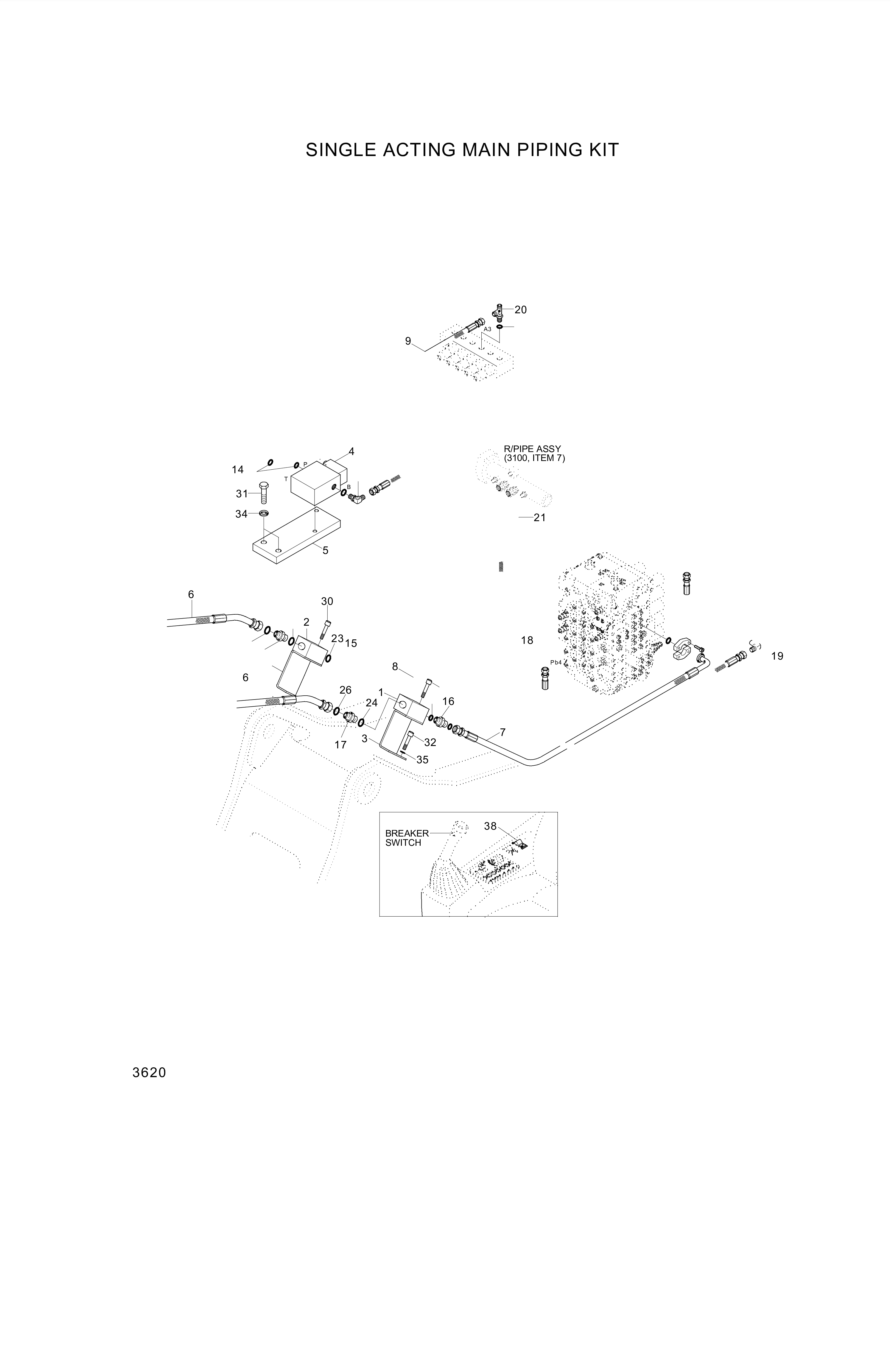 drawing for Hyundai Construction Equipment D220017 - O-RING (figure 2)