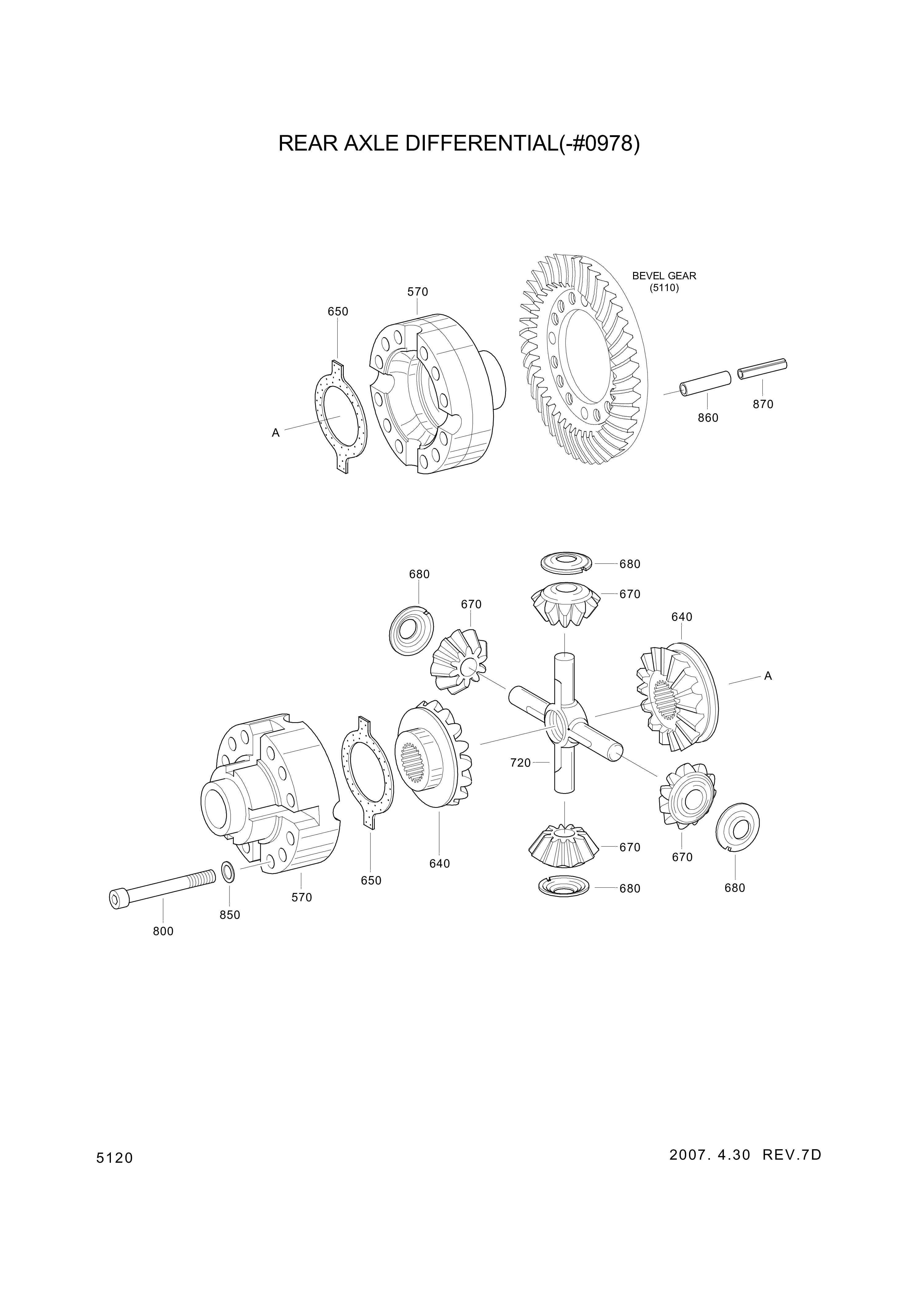 drawing for Hyundai Construction Equipment ZGAQ-02179 - GEAR-BEVEL (figure 2)