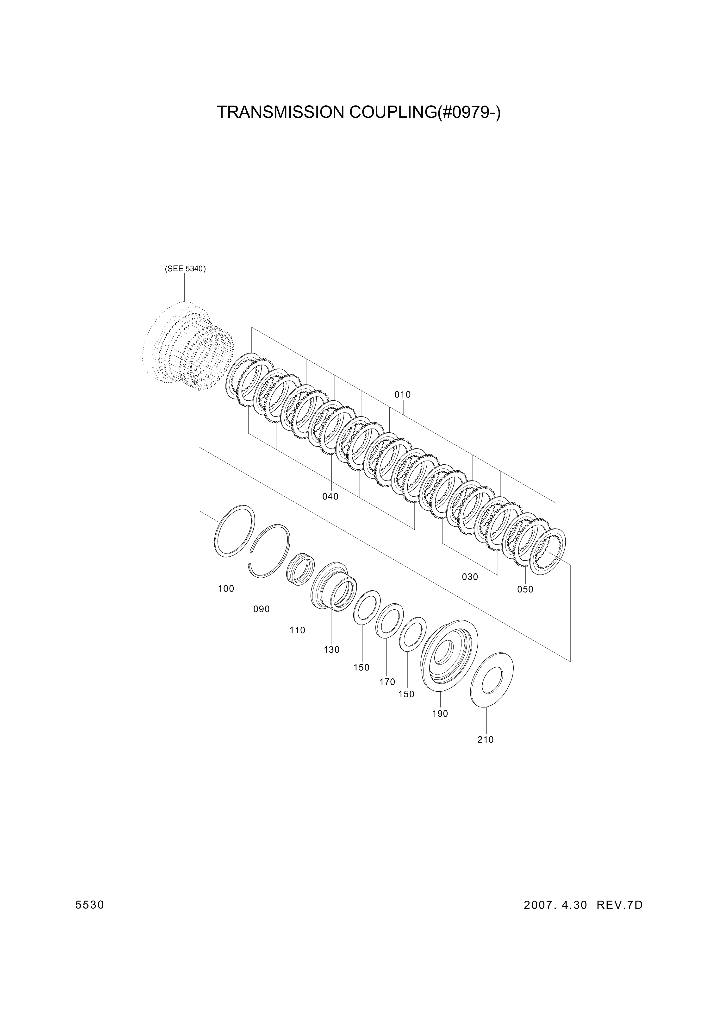 drawing for Hyundai Construction Equipment ZGAQ-02036 - SPRING SET (figure 3)