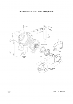 Technical drawing of Hyundai Construction Equipment ZGAQ-01026 O-RING with dimensions and layout