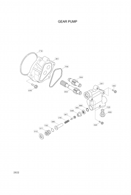 Technical drawing of Hyundai Construction Equipment PFSBM820 SOCKET-FLANGE with dimensions and layout (figure 5)